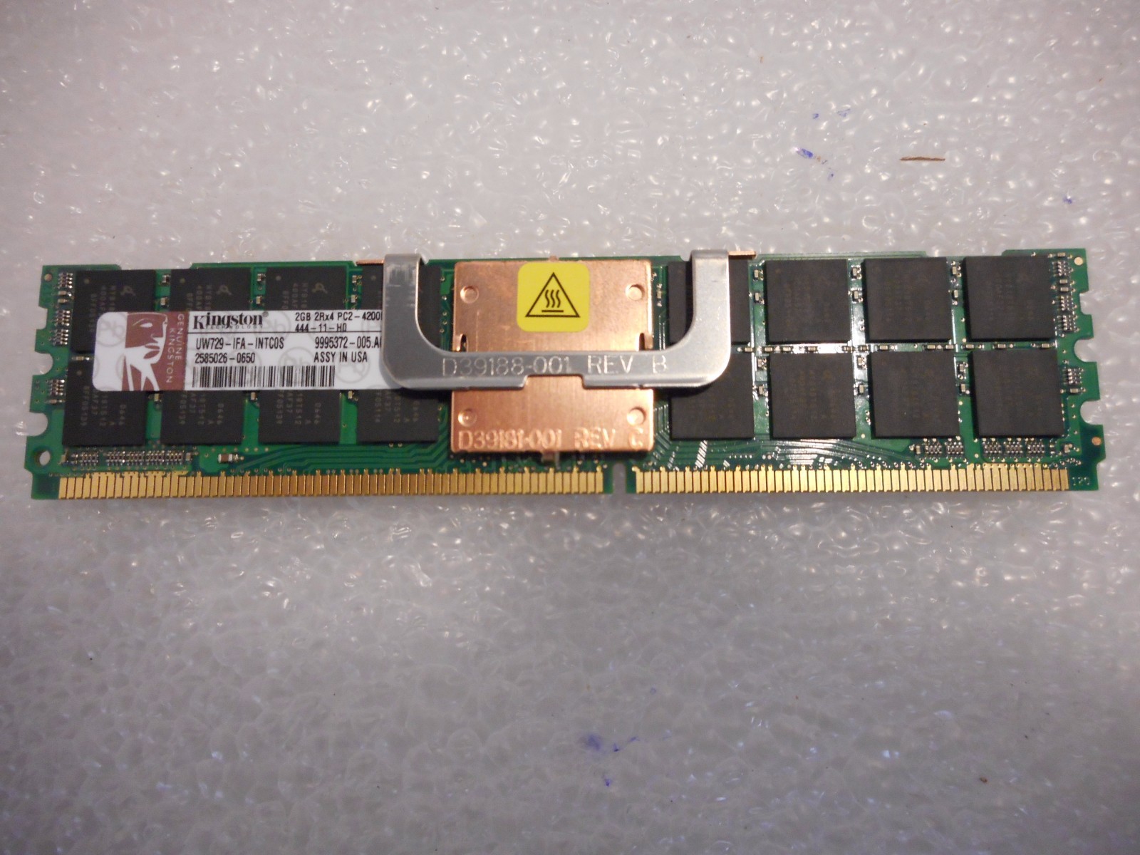 NEW KINGSTON 2GB PC2-4200F FULLY BUFF ECC DDR2-533 MEMORY 9995372-005.A00LF 
