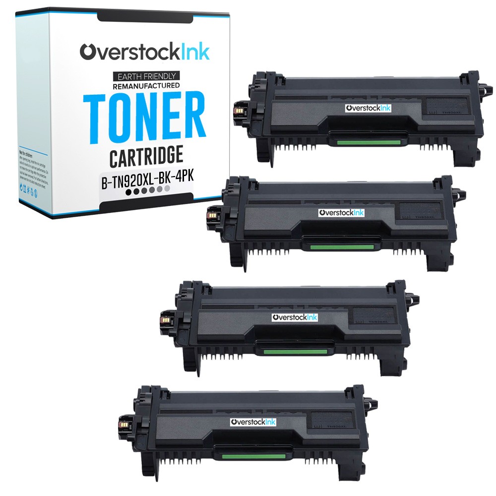 4-Pack Compatible OSI TN-920XL Black Toner fits Brother MFC-L5717DW L5915DW