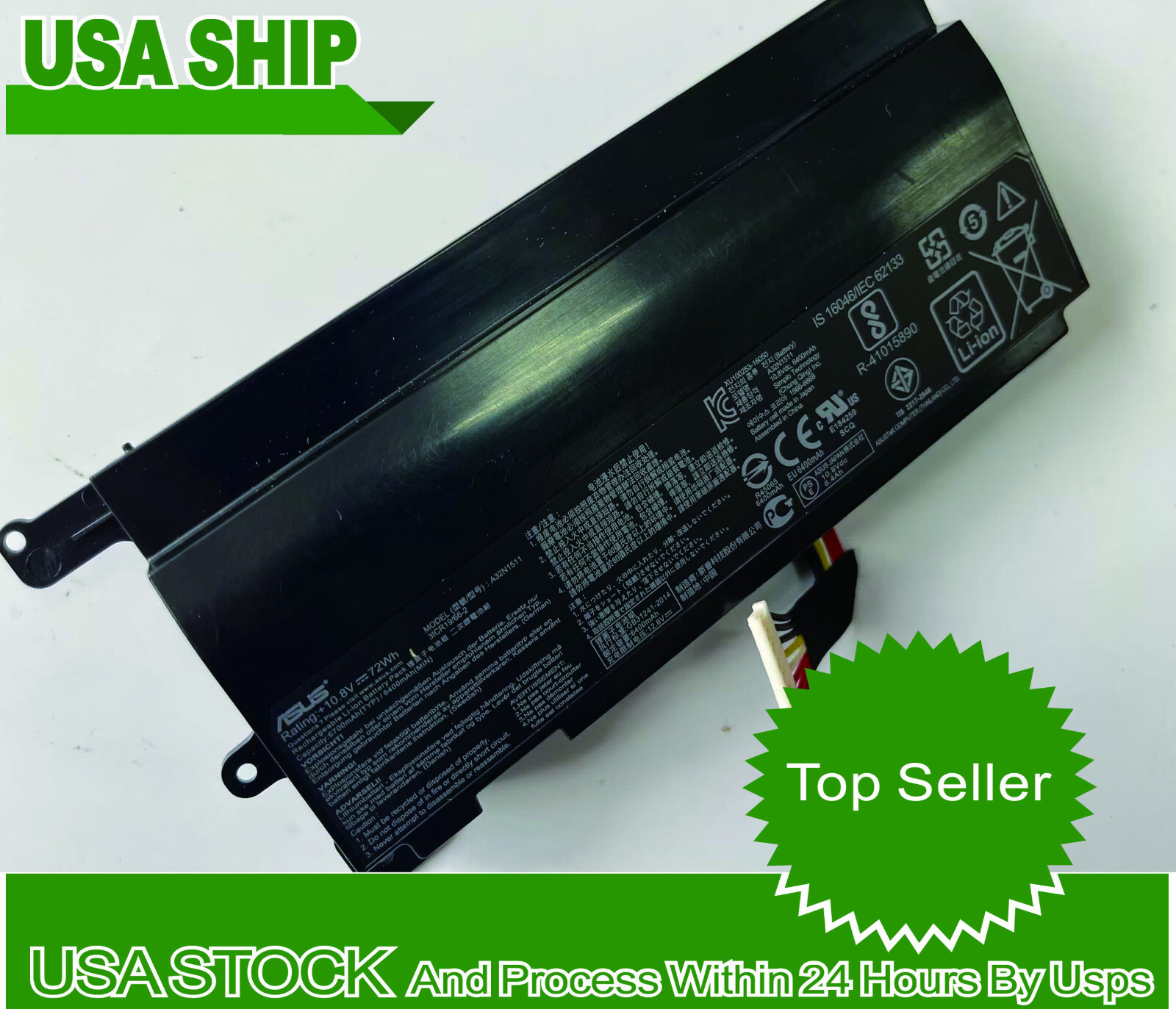 NEW OEM Genuine A32N1511 Battery for Asus ROG G752V G752VL G752VT G752VM GFX72VL