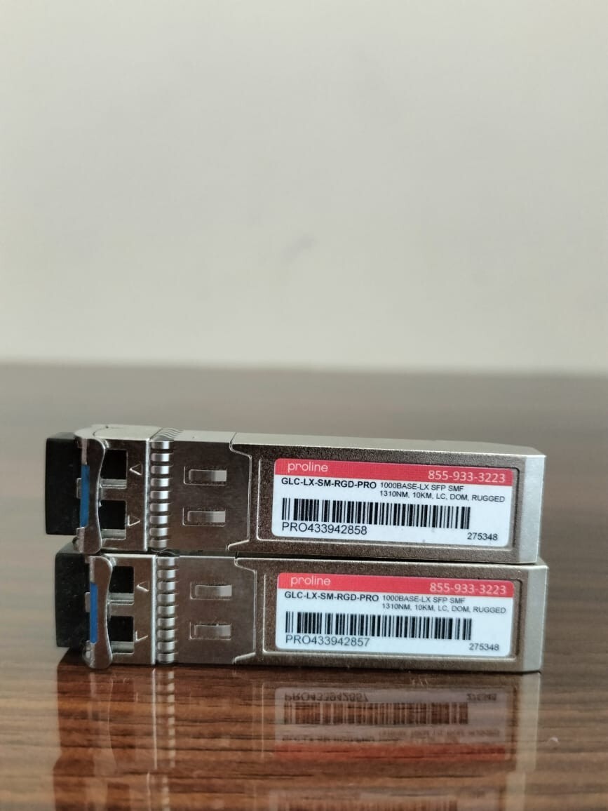 2PC Proline Cisco GLC-LX-SM-RGD-PRO Fits SFP TAA Compliant Transceiver 