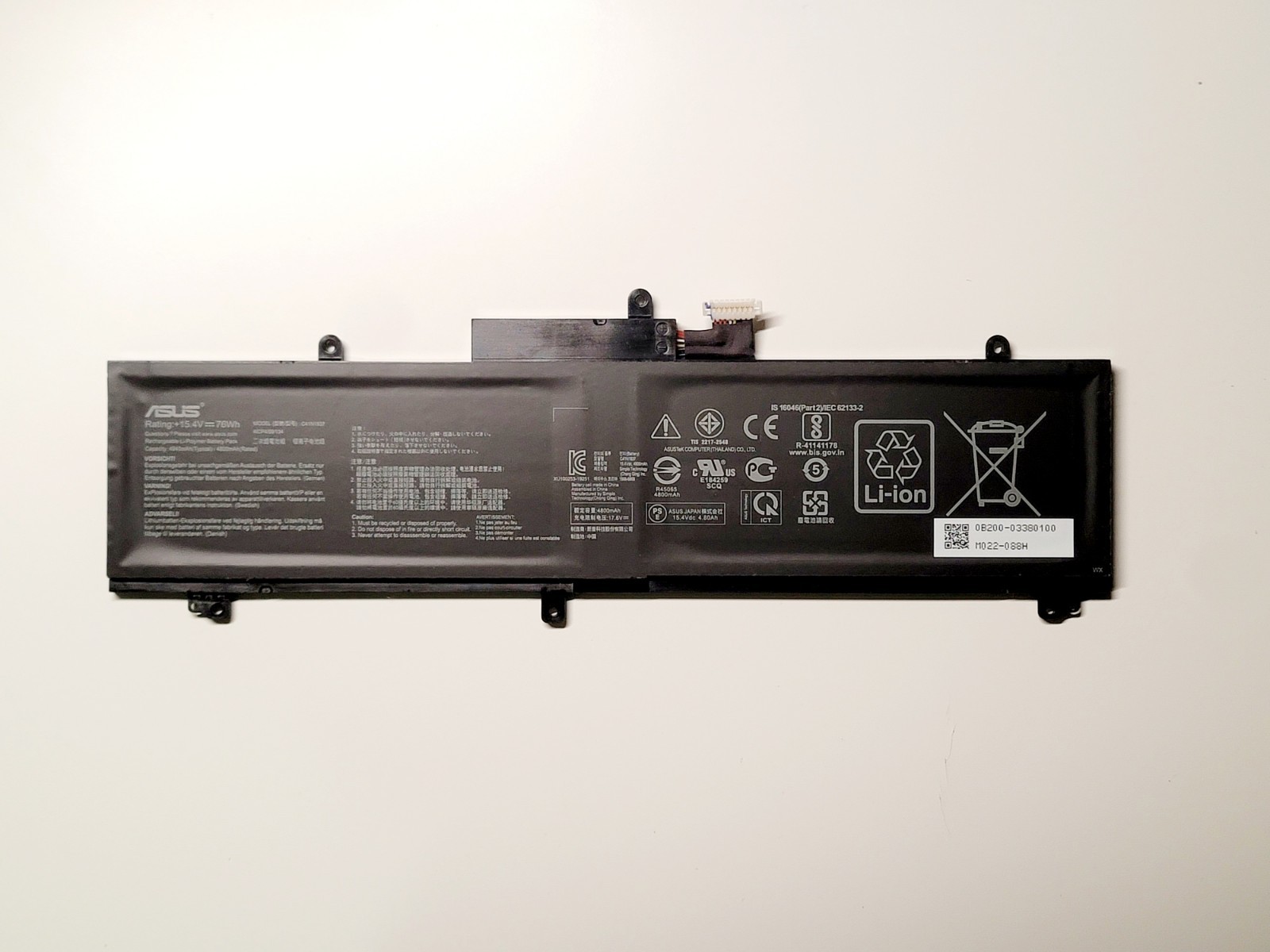 ✅ ASUS C41N1837 Battery Genuine OEM 76Wh 15.4V Laptop Battery