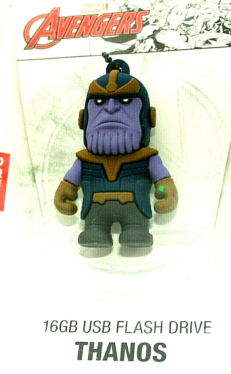 Marvel Comic Avengers Thanos 16GB USB Flash Drive New NOS MIB Tribe
