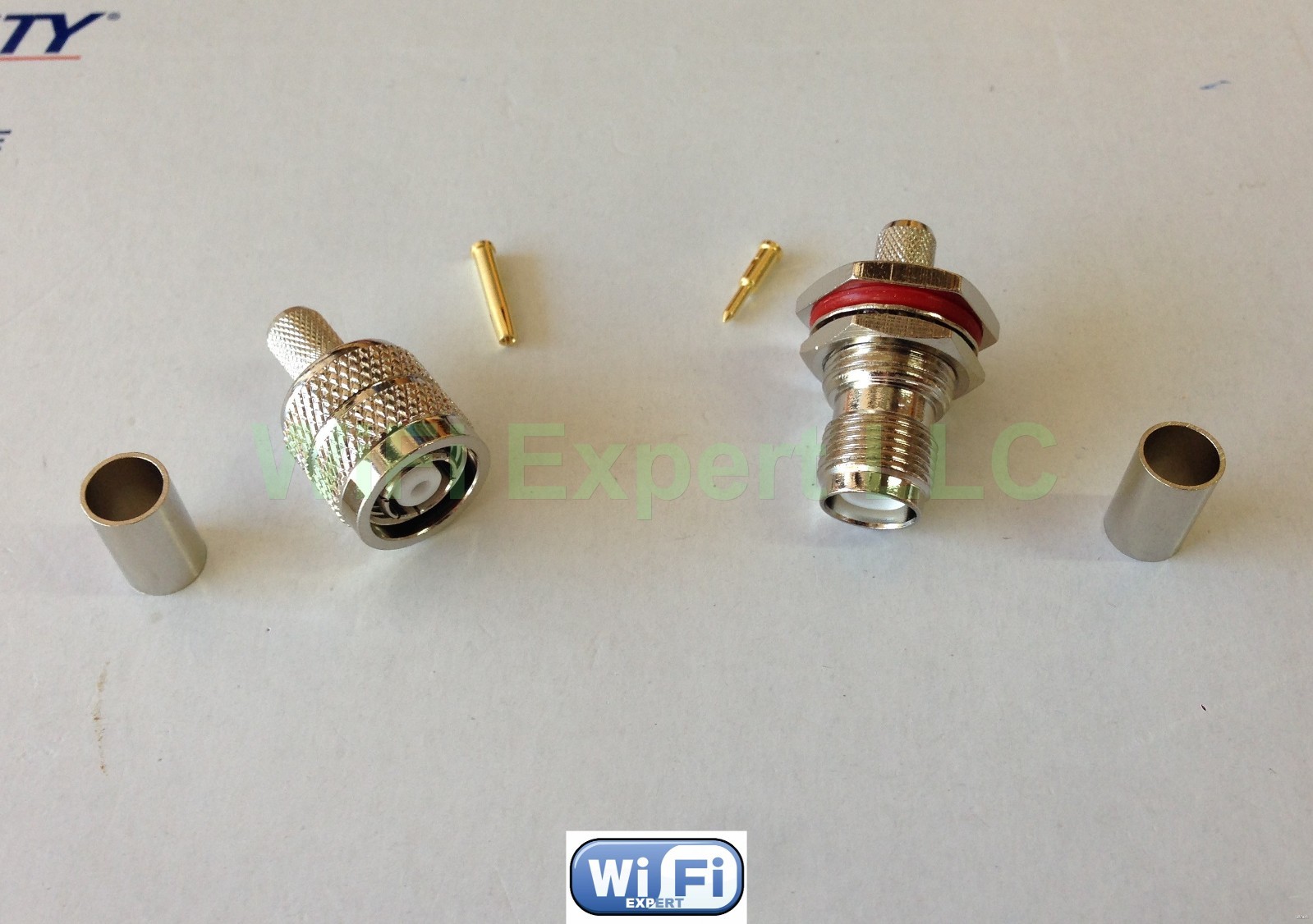 RP-TNC Male & Female Plug Crimp for LMR240 240UF RG-8X RG8X RF Cable Connector