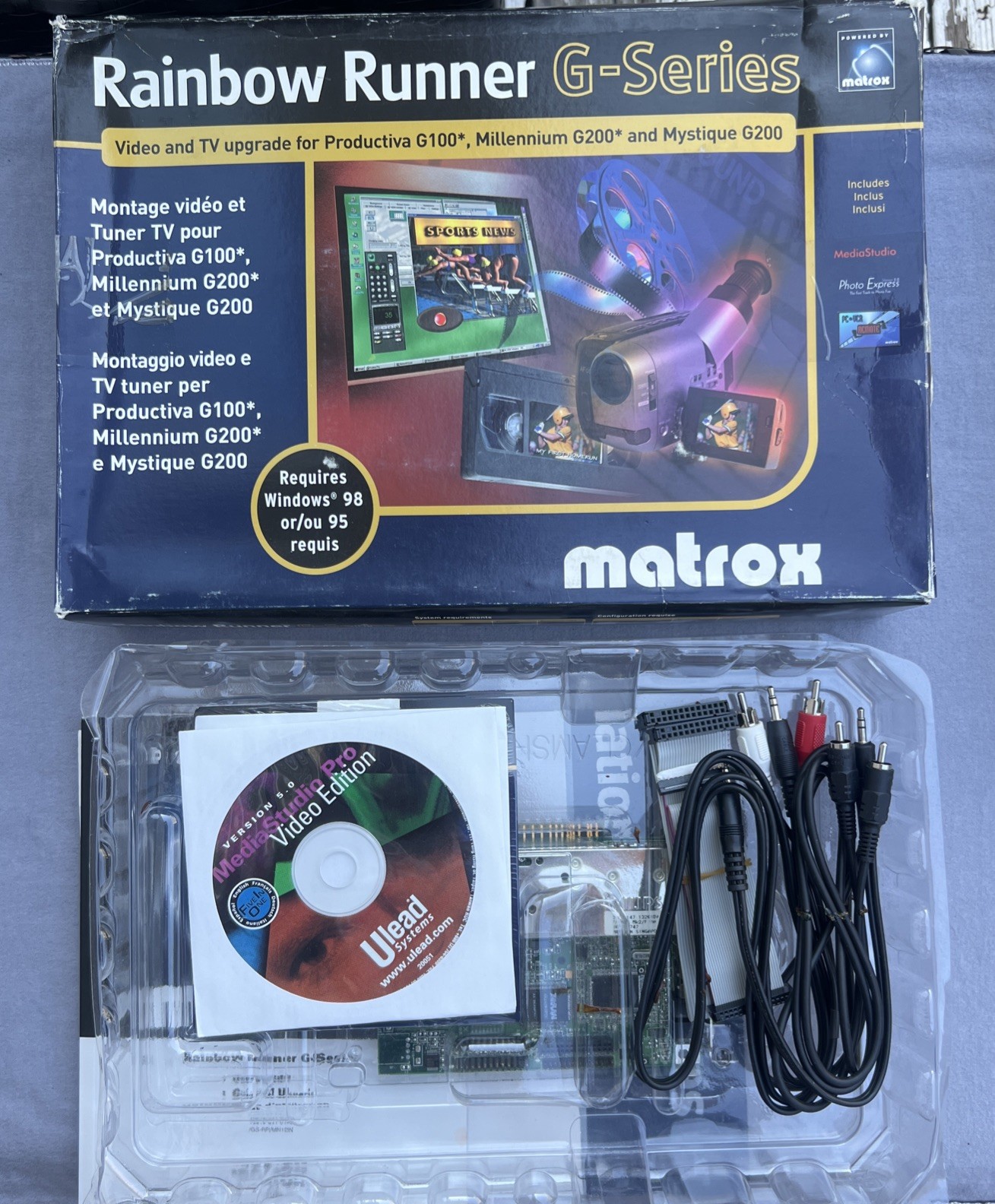 Matrox  Rainbow Runner G-Series PCI new 