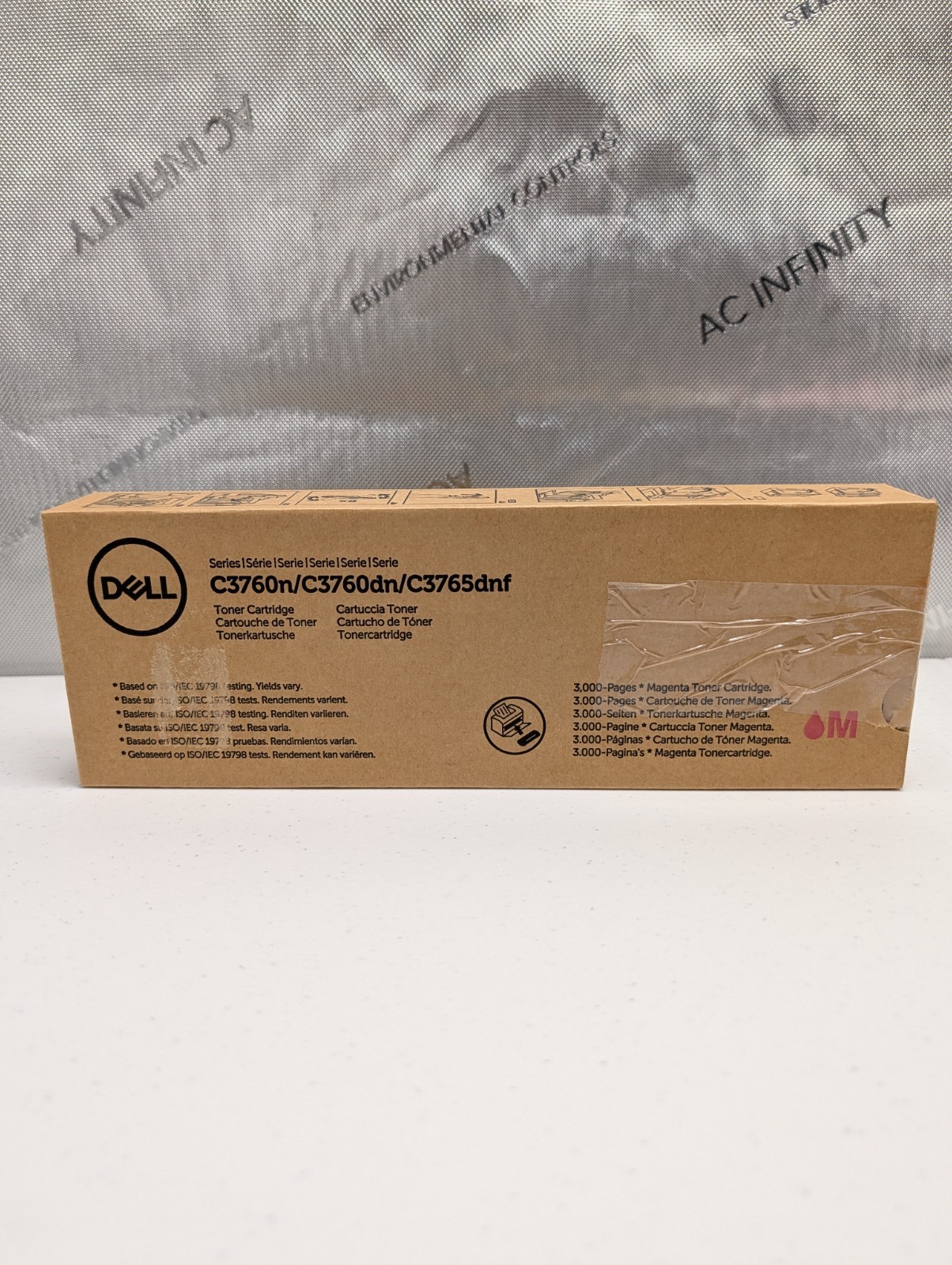 Genuine Dell C3760n C3760dn C3765dnf Magenta Toner Cartridge 2GYKF Open Box