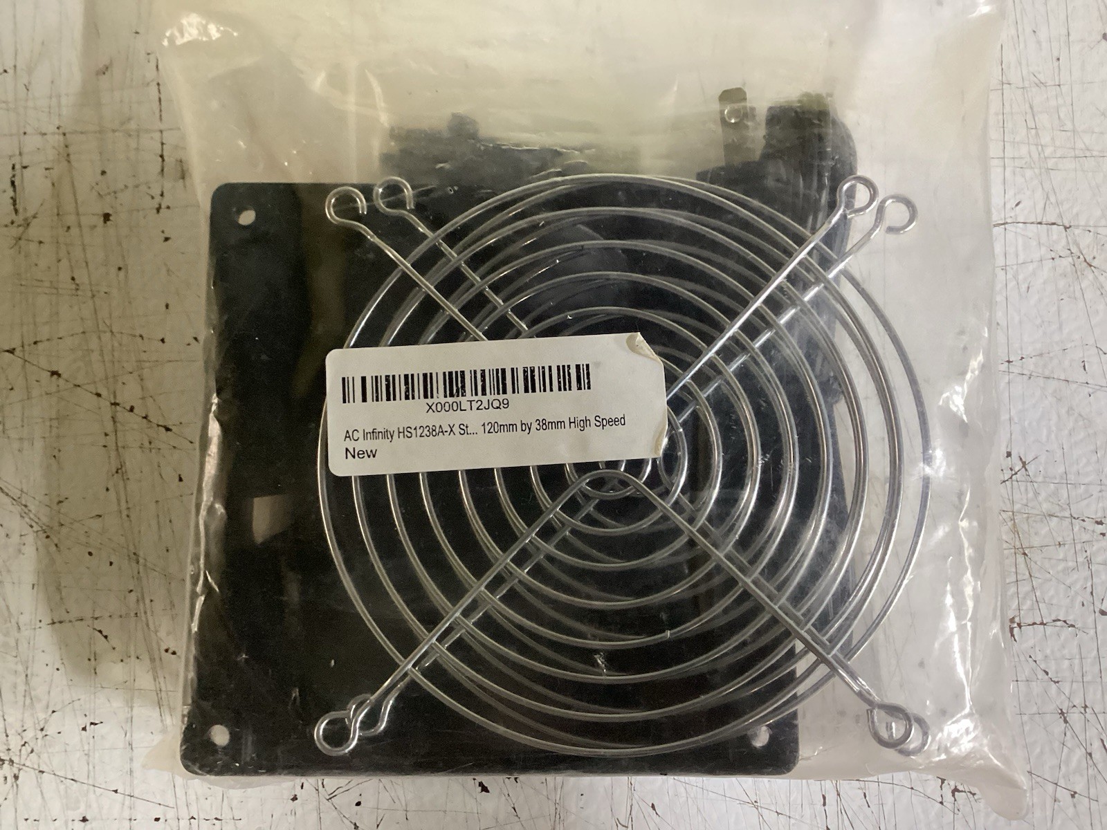 AC Infinity HS1238A-X High Speed Fan ….runs On Ac  plug And Current …open Box