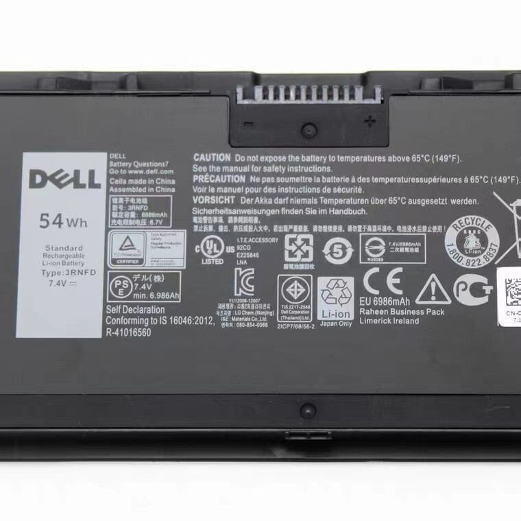 NEW OEM 3RNFD Battery For Dell Latitude E7440 E7450 E7420 PFXCR 7.4V  54WH  US