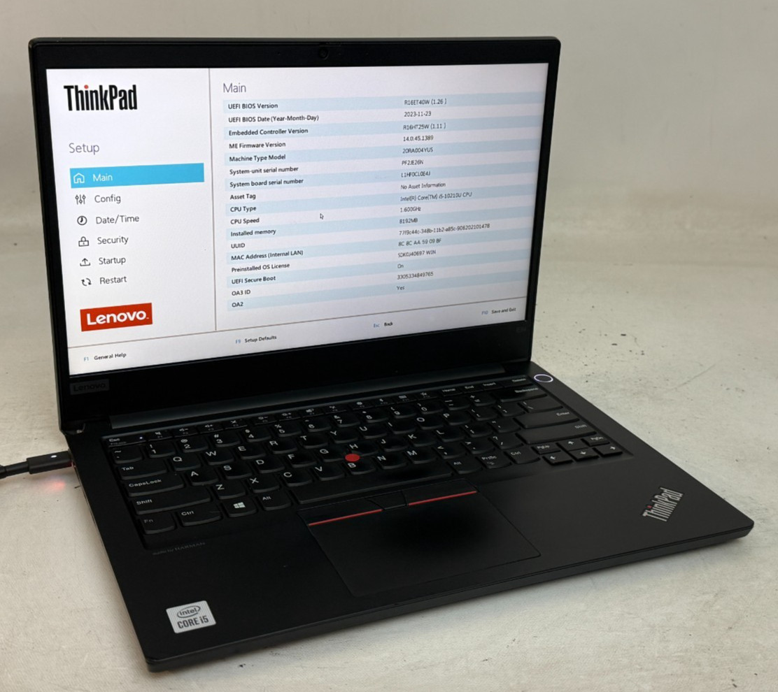 Lenovo ThinkPad E14 14" (i5-10210u - 8GB RAM - 256GB SSD - Win11Home)