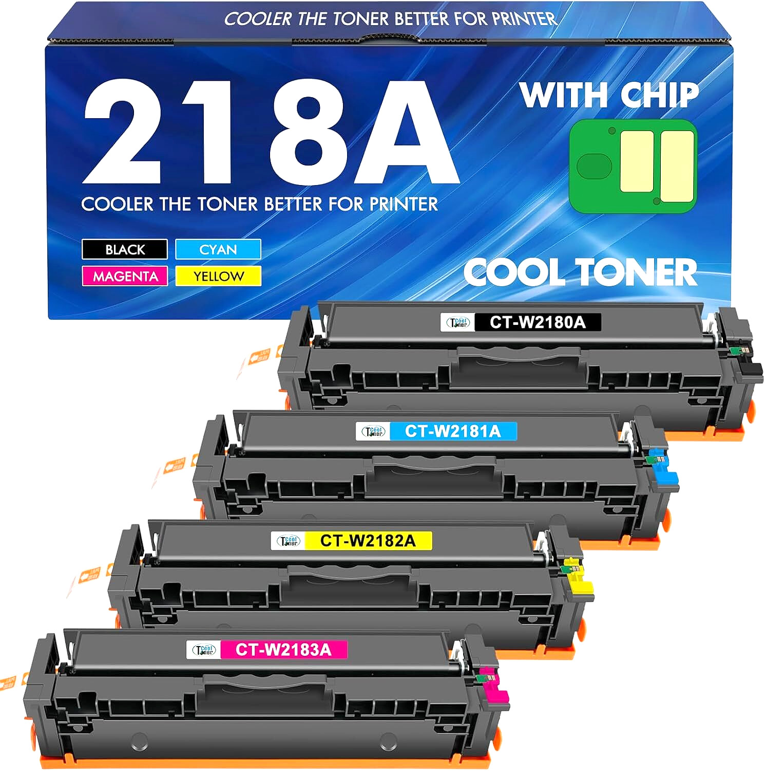 218A Toner Cartridge for HP Color LaserJet Pro MFP 3301fdw/3301cdw/3301sdw/3201d