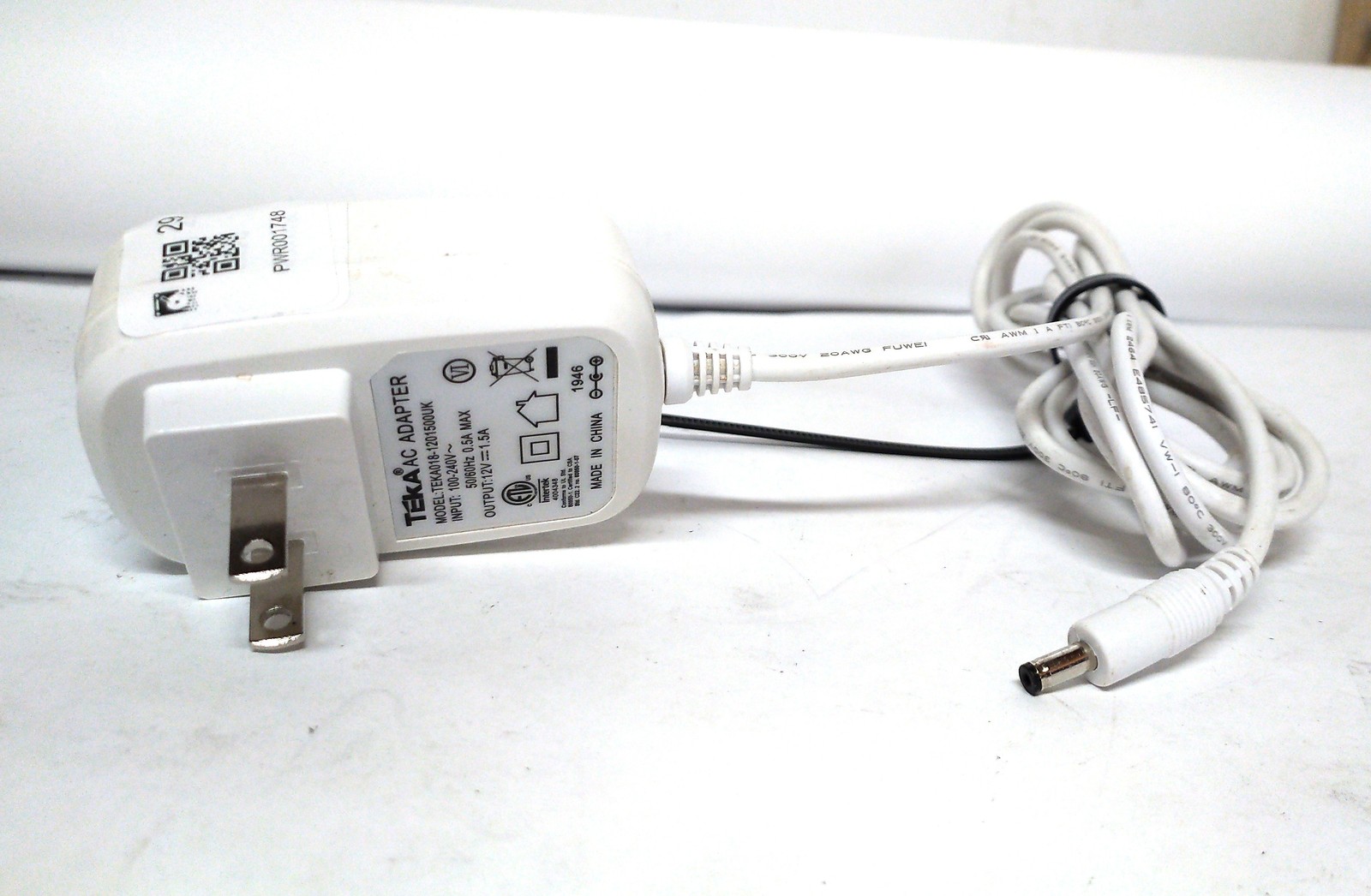 Teka AC Adapter Power Supply TEKA018-1201500UK 12V 1.5A genuine oem original