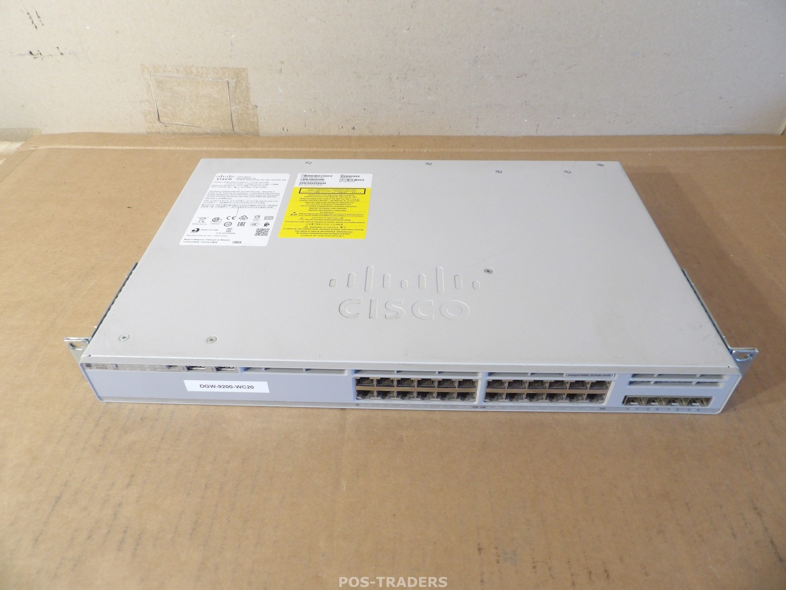 Cisco C9200L-24P-4G E V01 Catalyst 9200L 24 PoE+ 4x1G Switch - INCL 1x PSU