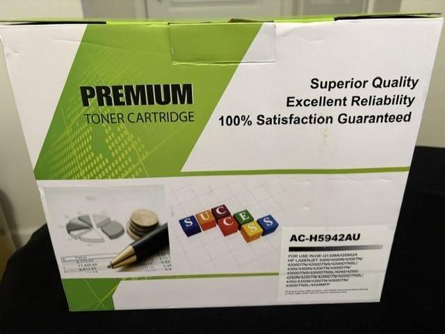 Premium Laser Jet AC-H5942XU  4200 Series Toner Cartridge NEW Sealed