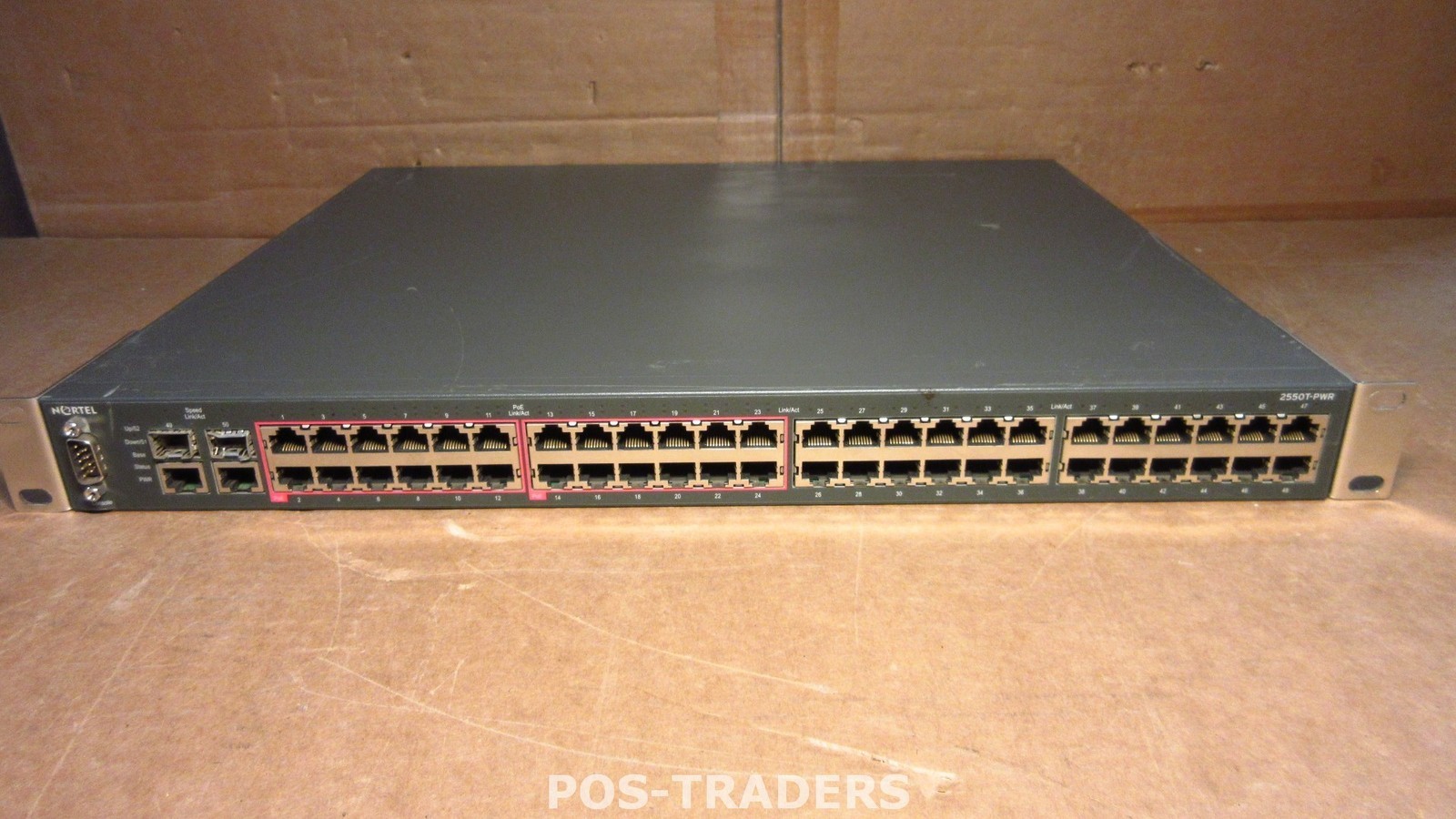 AVAYA NORTEL 2550T-PWR-PWR 48-Port 10/100 POE Managed Switch Ethernet