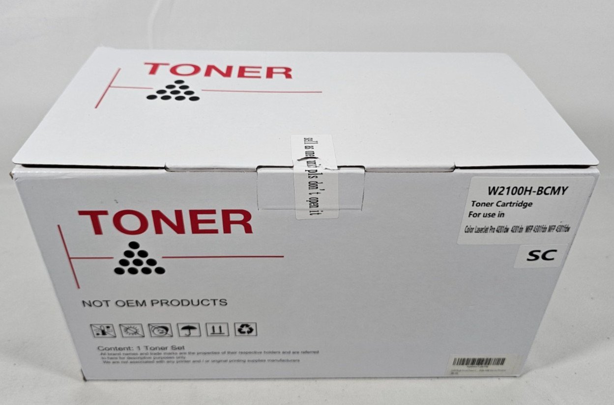 For 210X W2100X W2101X 4x Toner Cartridge Black Cyan Magenta Yellow Printer