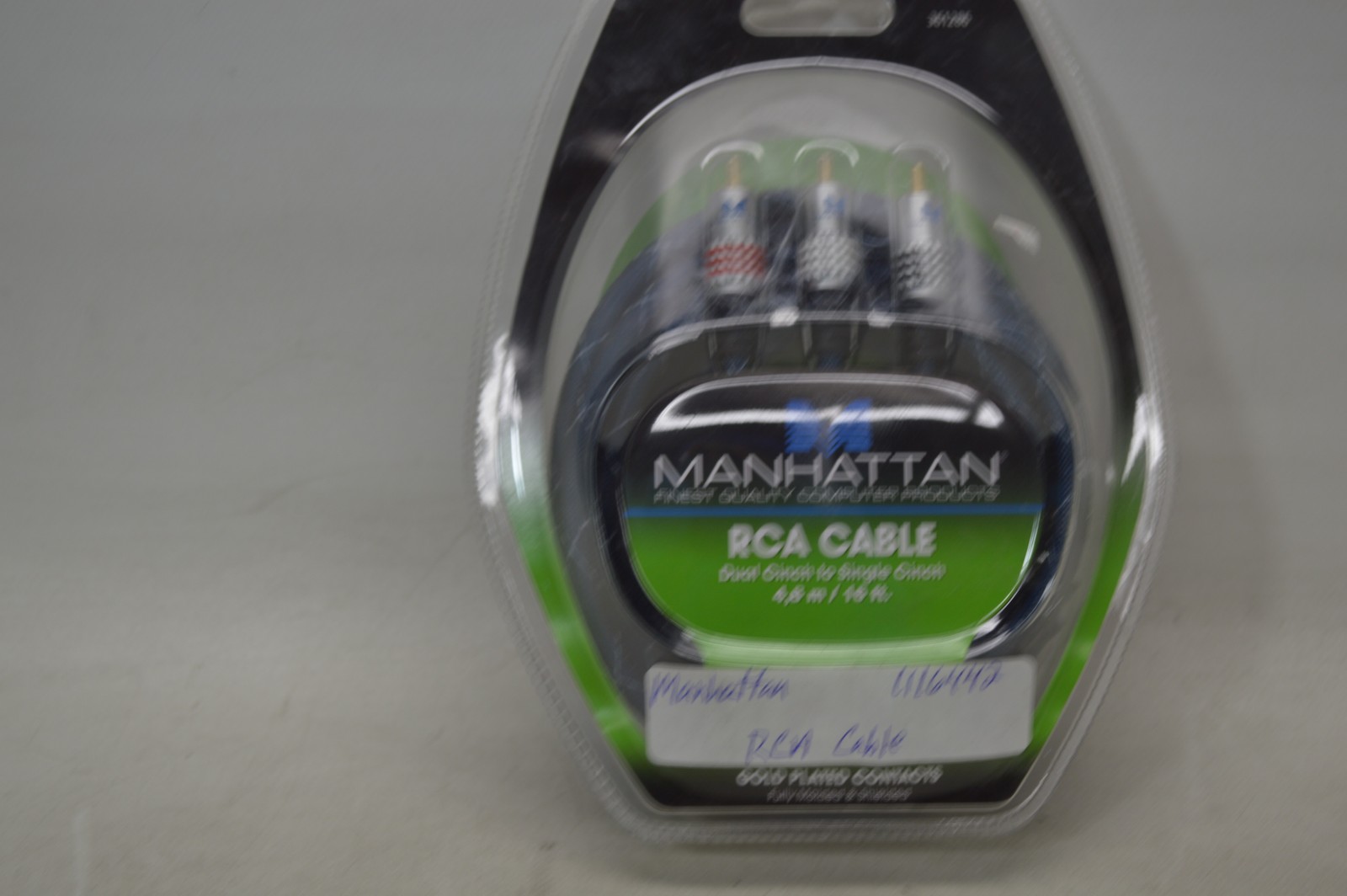 RCA CABLE Dual Cinch to Single Cinch 4,8 m / 16 ft. *New Unused*