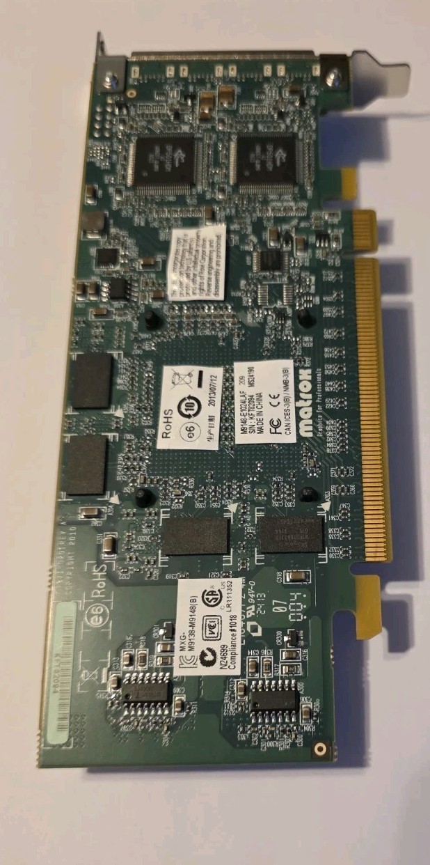 Matrox MXG-M9138-M9148 (B) Graphic Card 1024MB DDR2 Matrox M9148-E1024LAF