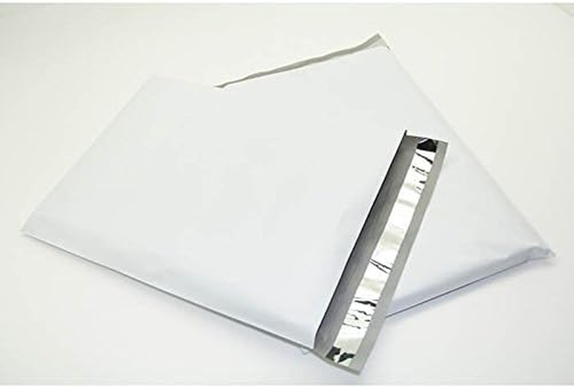 6X9 2000 & 9X12 100 Poly Mailers Envelopes Plastic Bags White Self Seal Bag