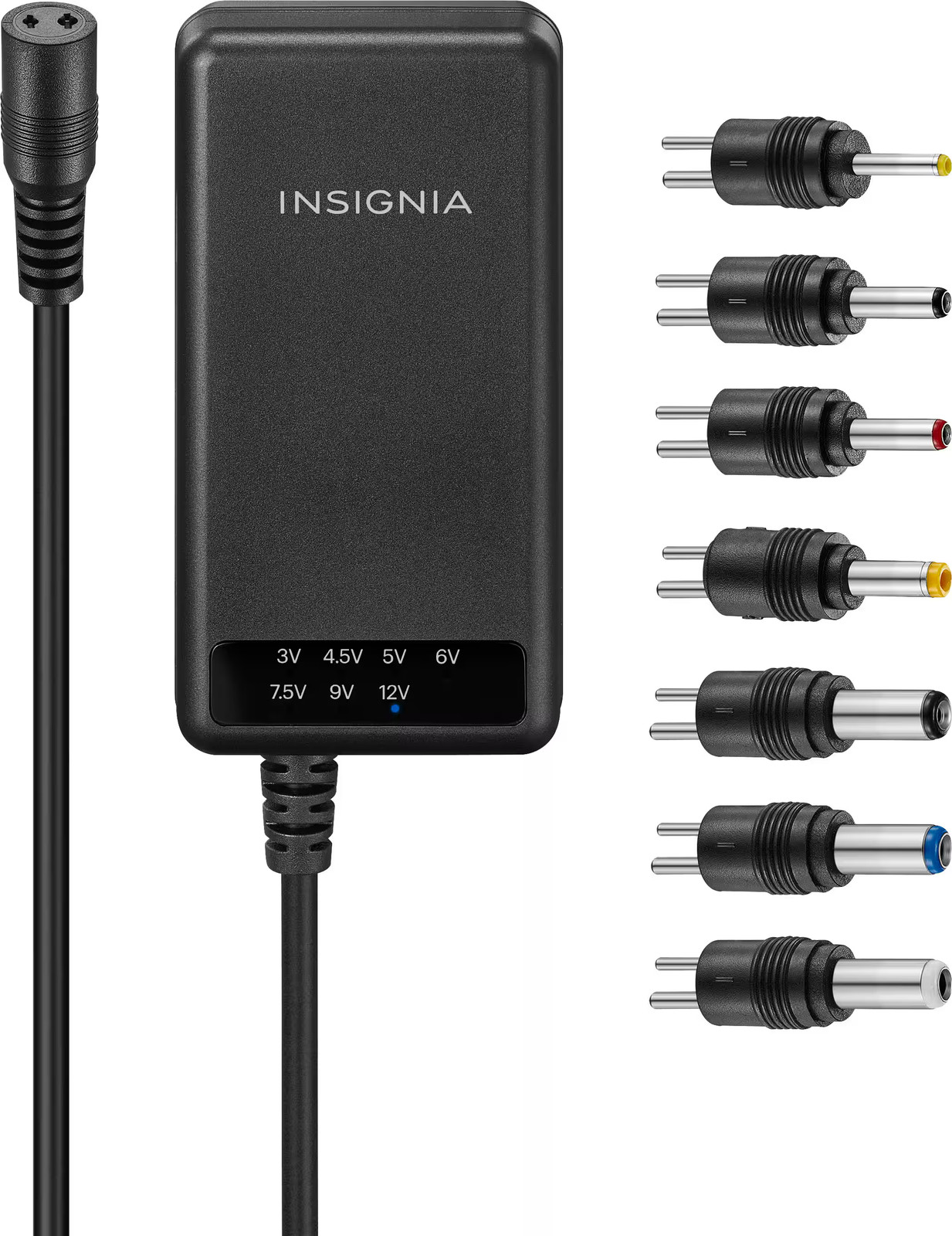 Insignia- 22.5W Universal AC Adapter for Devices with Round-Pin Connections...
