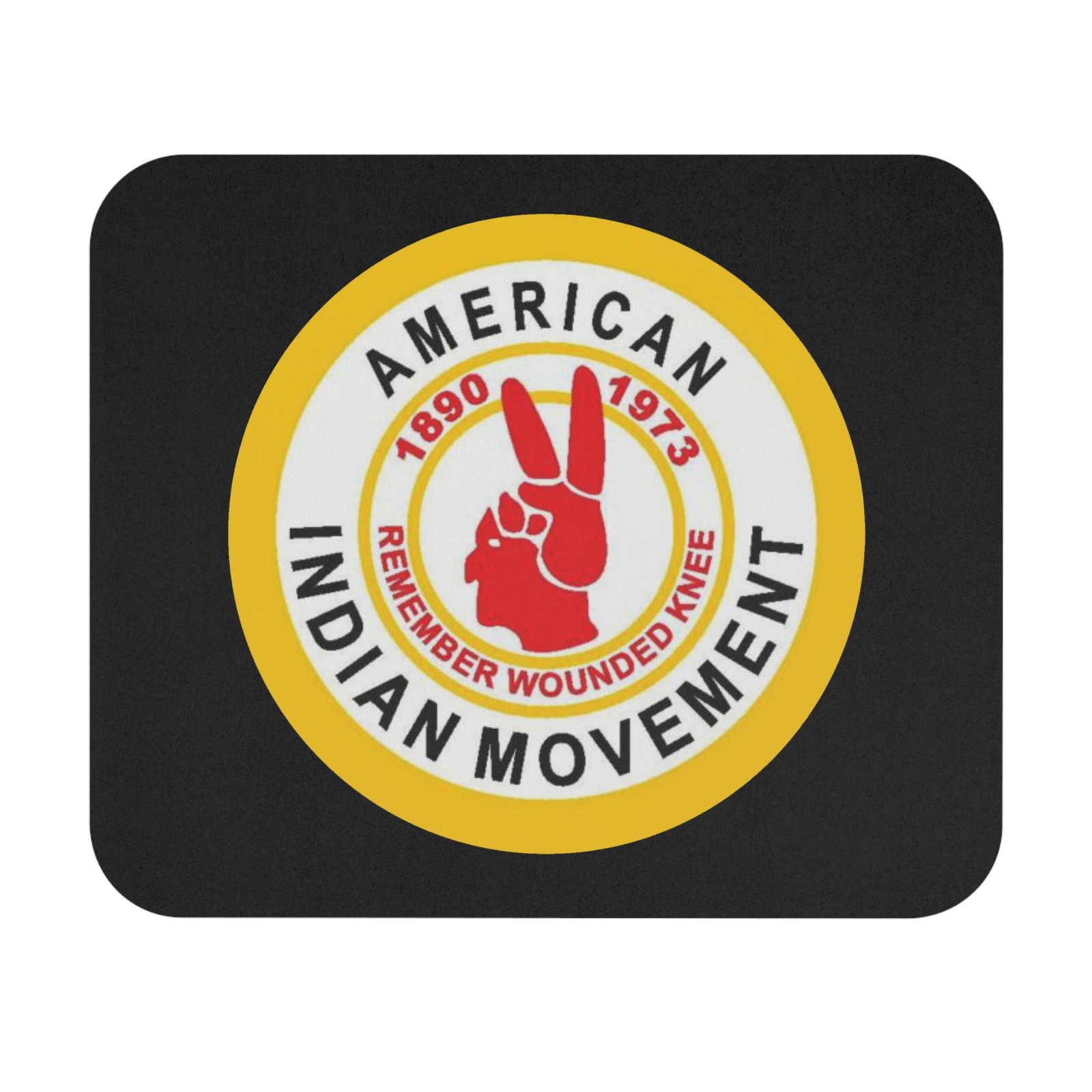 American Indian Movement Mouse Pad | Retro Desk Accessory, Office Decor, 