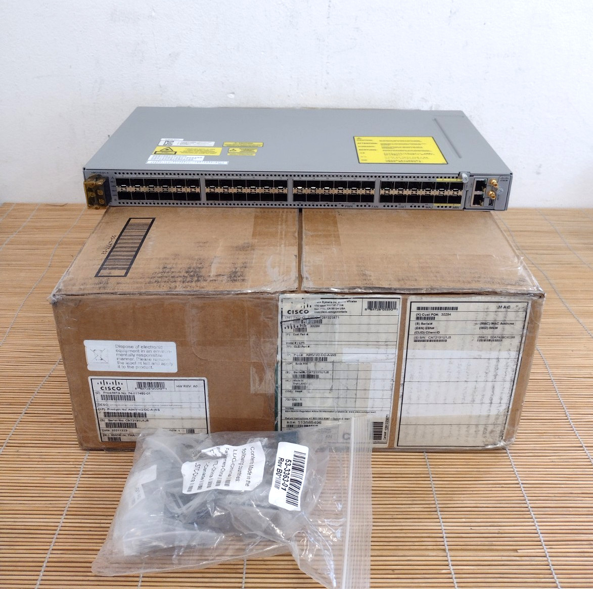 Cisco A9KV-V2-DC-A-WS 44-Port GE+ 4-Port 10GE ASR 9000v-V2 DC Used Open box