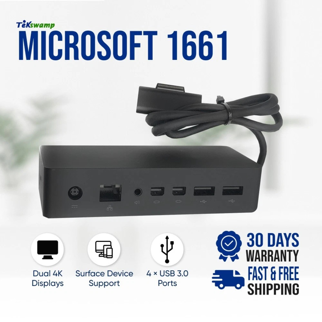 Original Microsoft Surface Docking Station 1661 OEM PD9-00003 NO AC Adapter