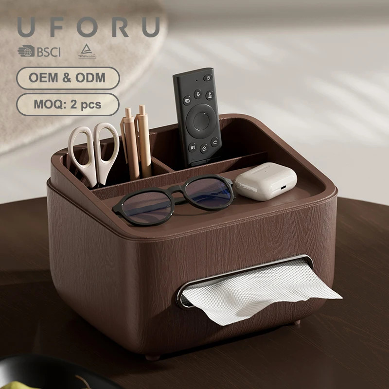Uforu Toilet Paper Holder Storage Box | Multifunctional Bathroom Organizer | Tis