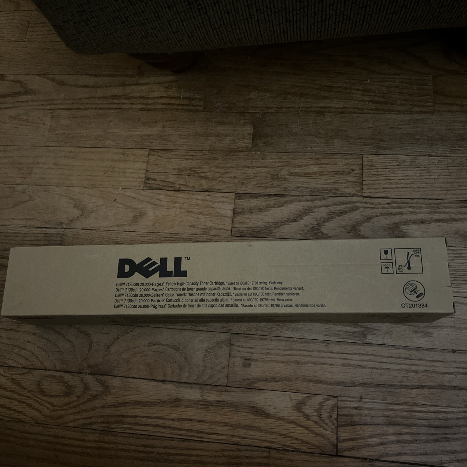 Genuine Dell 7130cdn Yellow FRPPK High-Capacity Toner 20K Pages CT201384