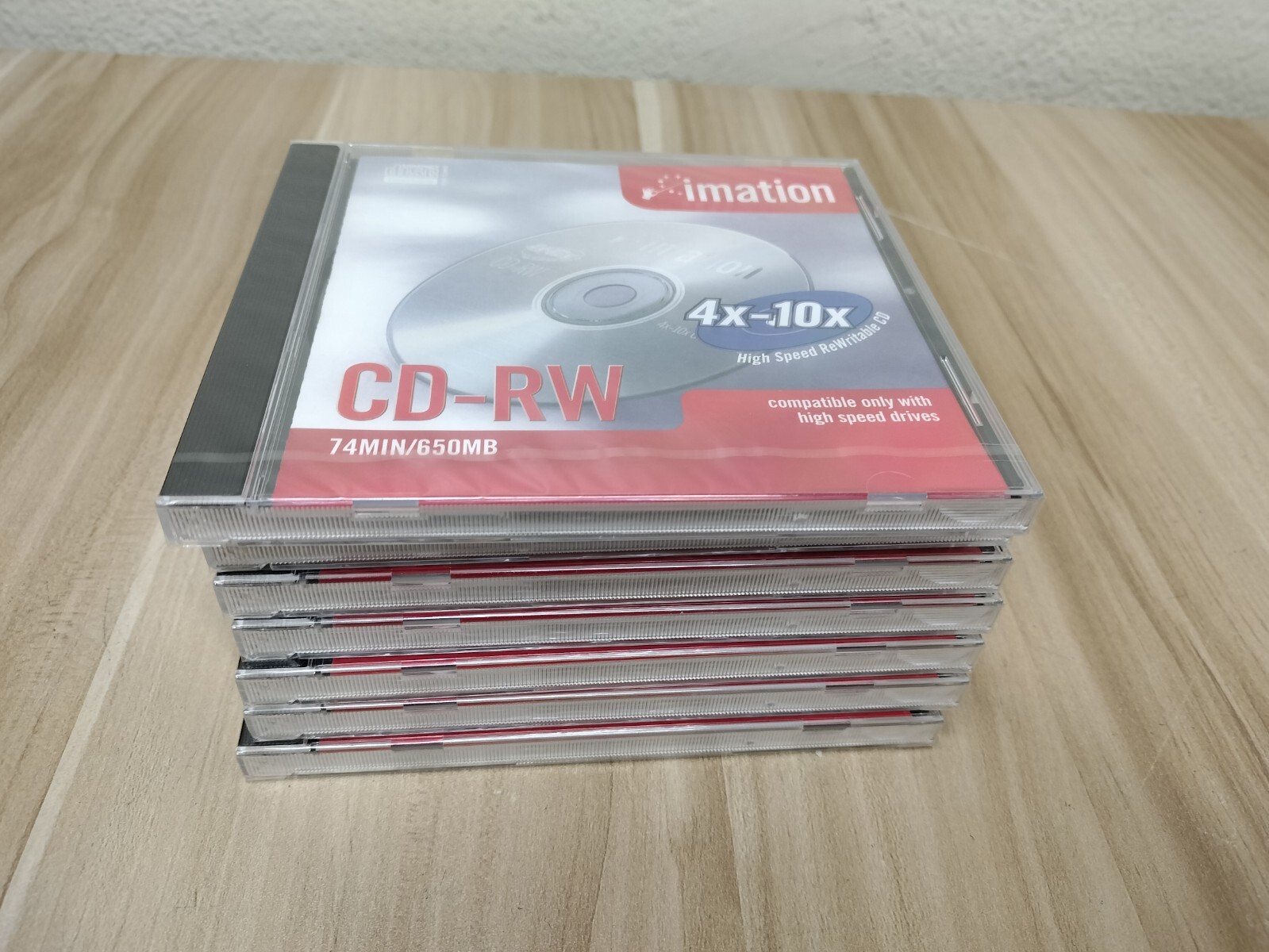 (LOT OF 7) Imation CD-RW | 650MB / 74min | 4x-10x *SEALED*
