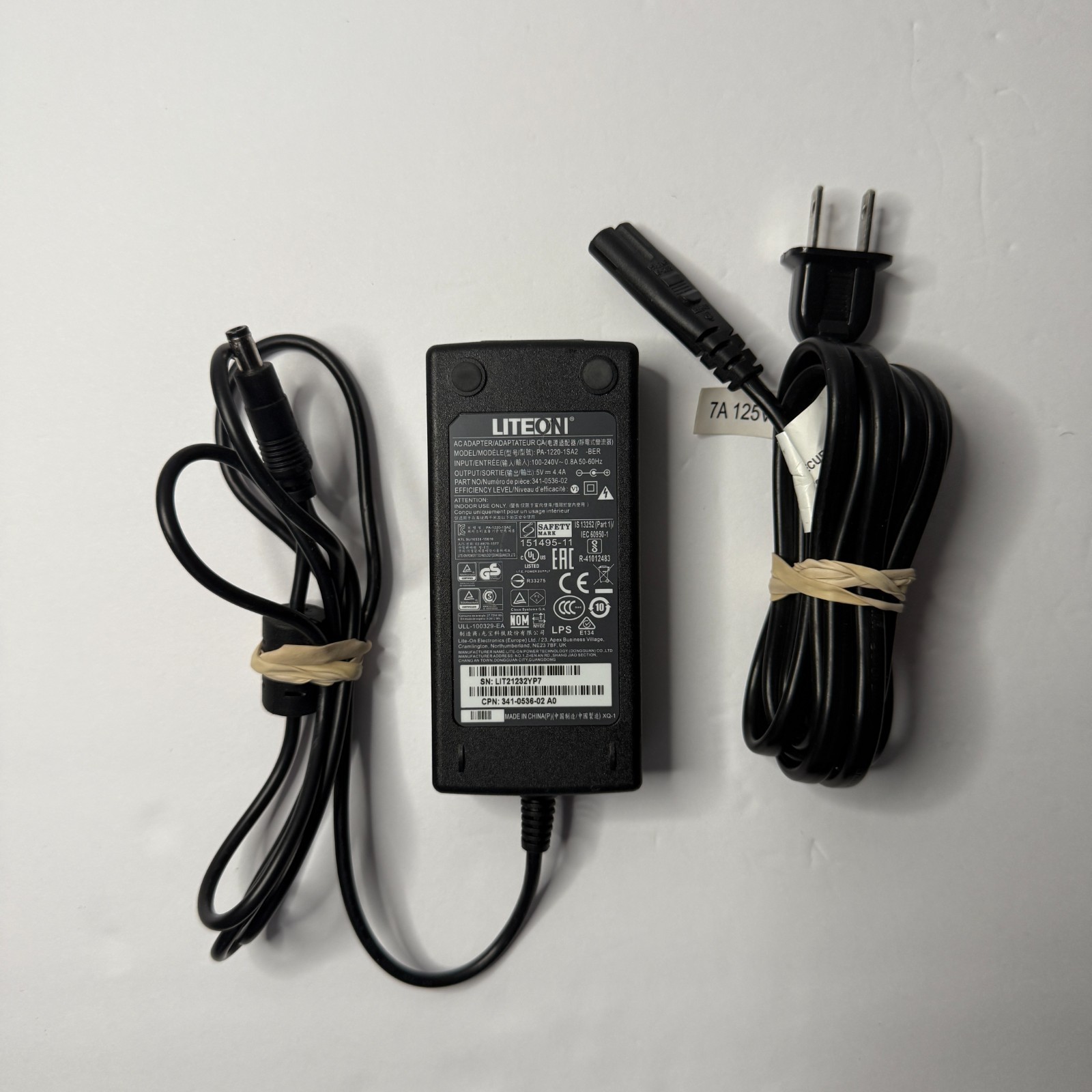 OEM Lite-On 22W 5V 4.4A AC Adapter Power Supply PA-1220-1SA2 Cisco 341-0536-02
