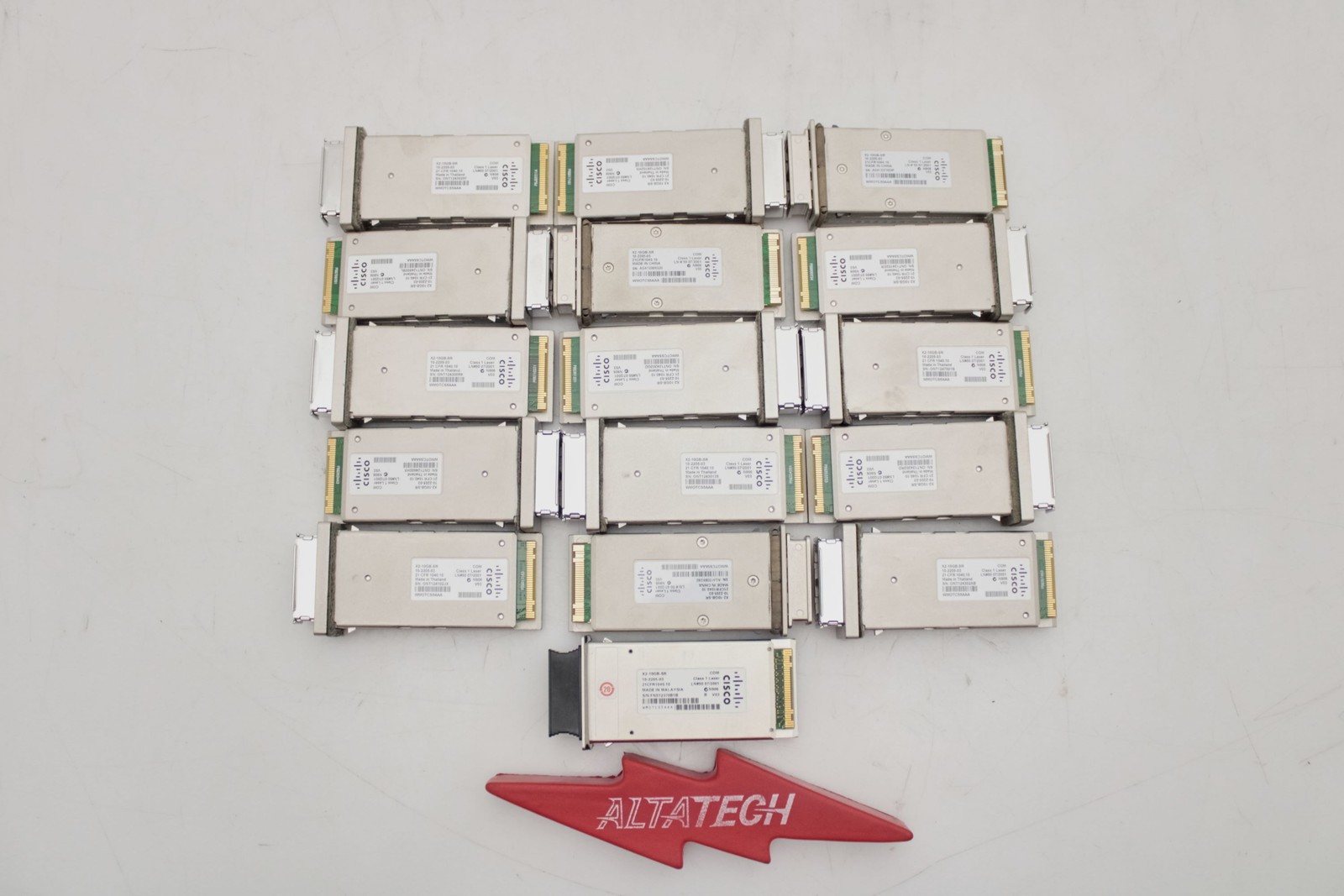Lot of 16 Cisco X2-10GB-SR_x16 10000BASE-SR X2 Module
