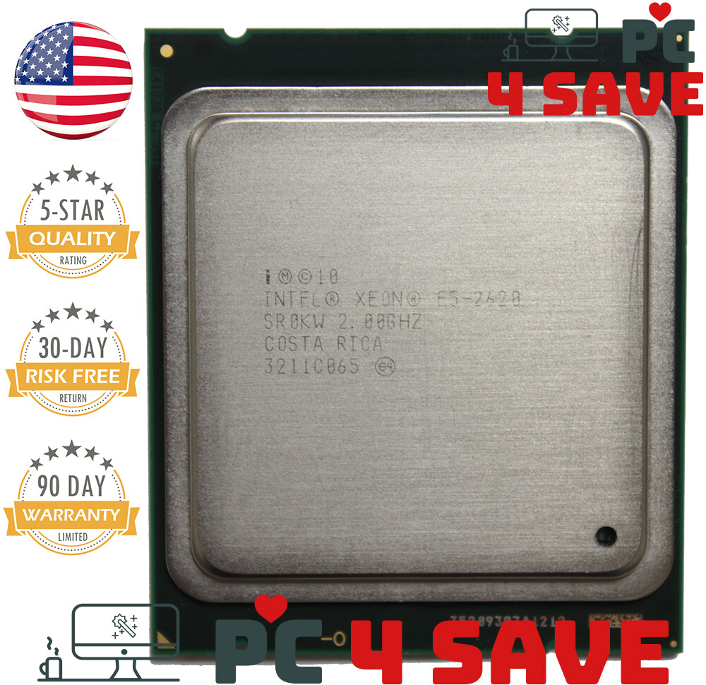 Intel Xeon E5-2620 2.00GHz 15M Six-Core LGA 2011 Server CPU SR0H7 SR0KW 95W