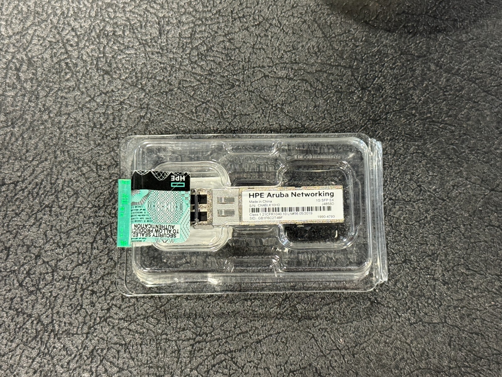 NEW OEM ARUBA HP J4858D 1G SFP LC SX 500m OM2 MMF Transceiver