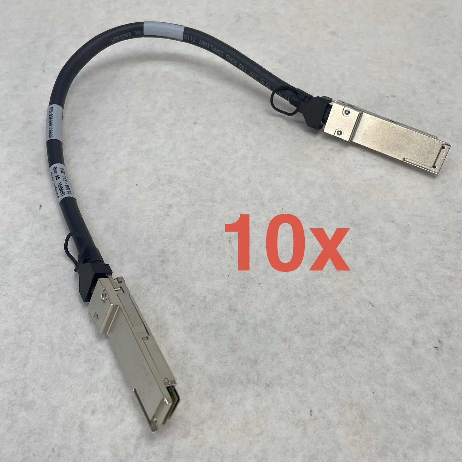 Netapp .5M Daisy Chain Shelf stacking Cable 112-00176 Lot of 10