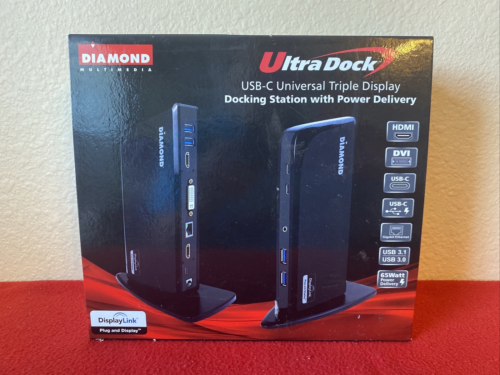 Diamond Multimedia Ultra Dock USB-C Triple Display W Power Delivery | BRAND NEW