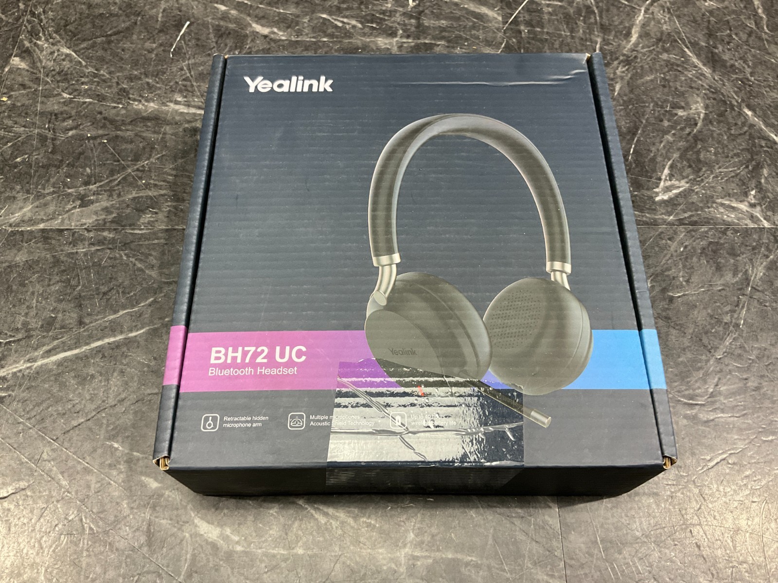 Yealink BH72 Bluetooth Headset Charging Stand USB-A BH72UCBLACKUSBA 1208615 ✨❤️✨