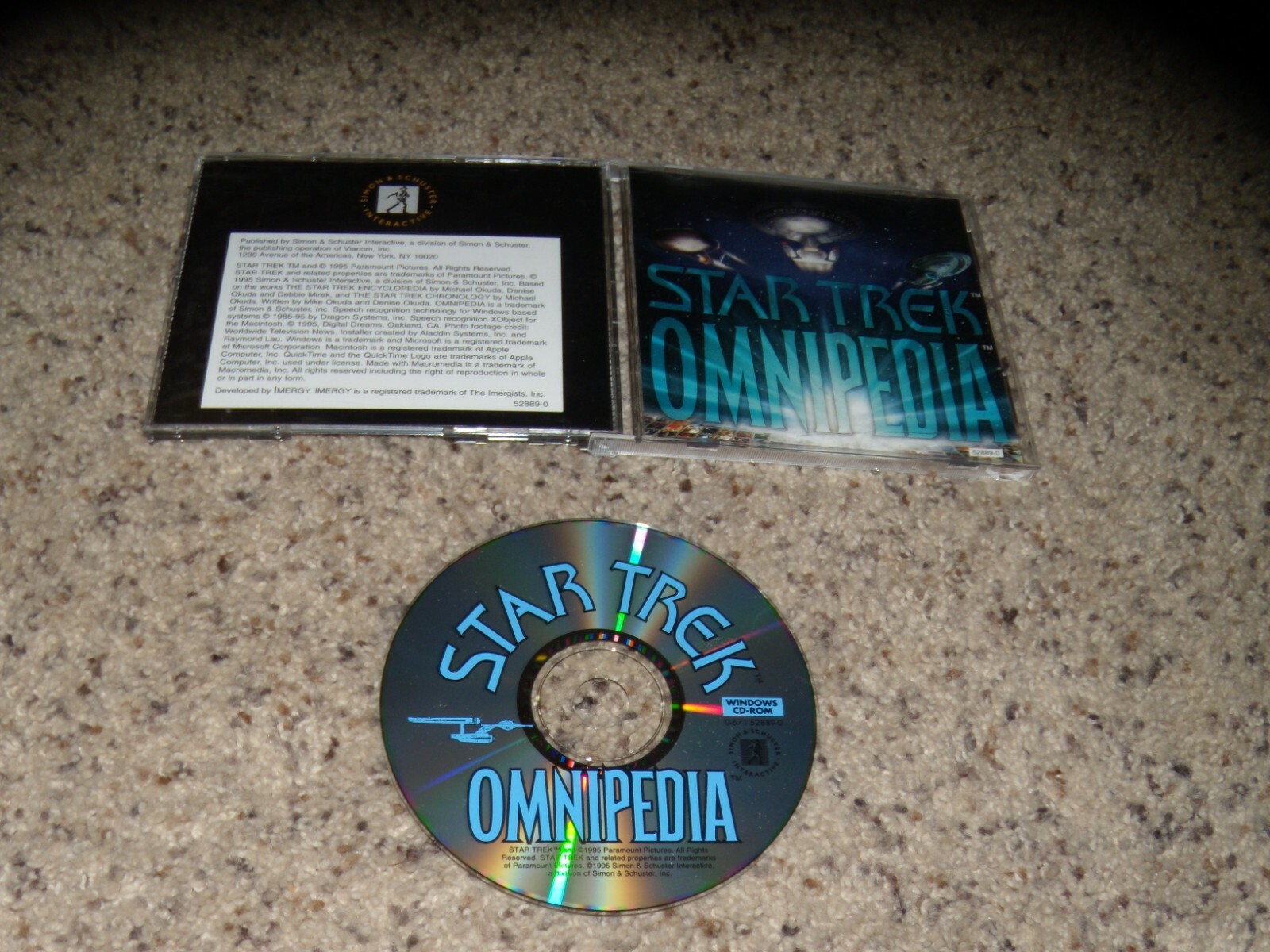 Star Trek Omnipedia (PC, 1995) Game