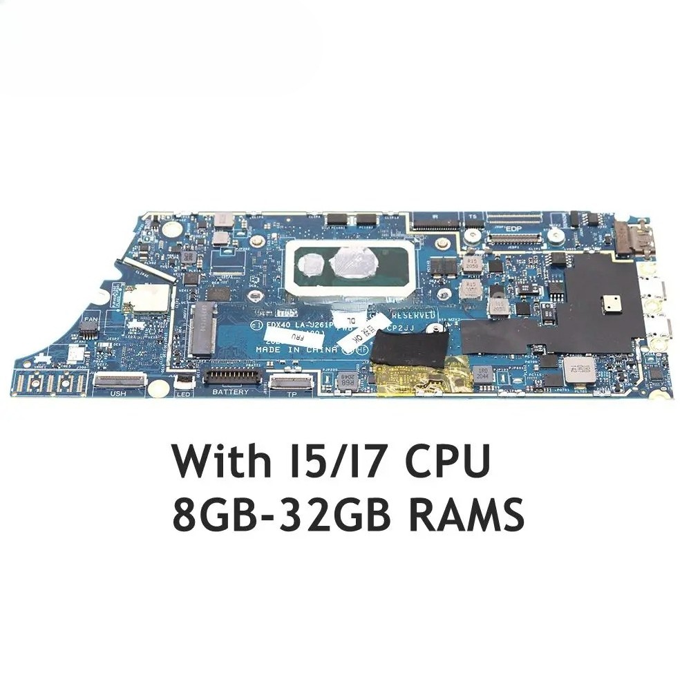 For DELL Latitude 7410 Laptop Motherboard FDX40 LA-J261P 0XF8WR 0Y9HCW 0YKPPF