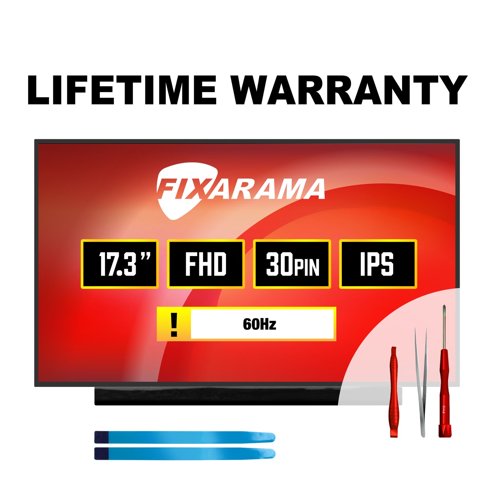 HP 17-CN2283ST 17-CN2775ST FHD IPS Matte LCD Screen + Tools GRADE A+ FIXARAMA