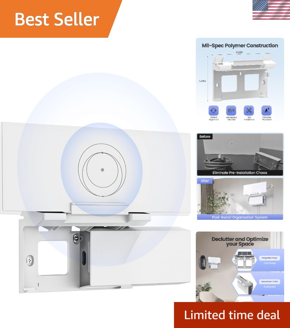 Versatile Starlink Gen 3 Wall Mount with Enhanced Cable Management & Design
