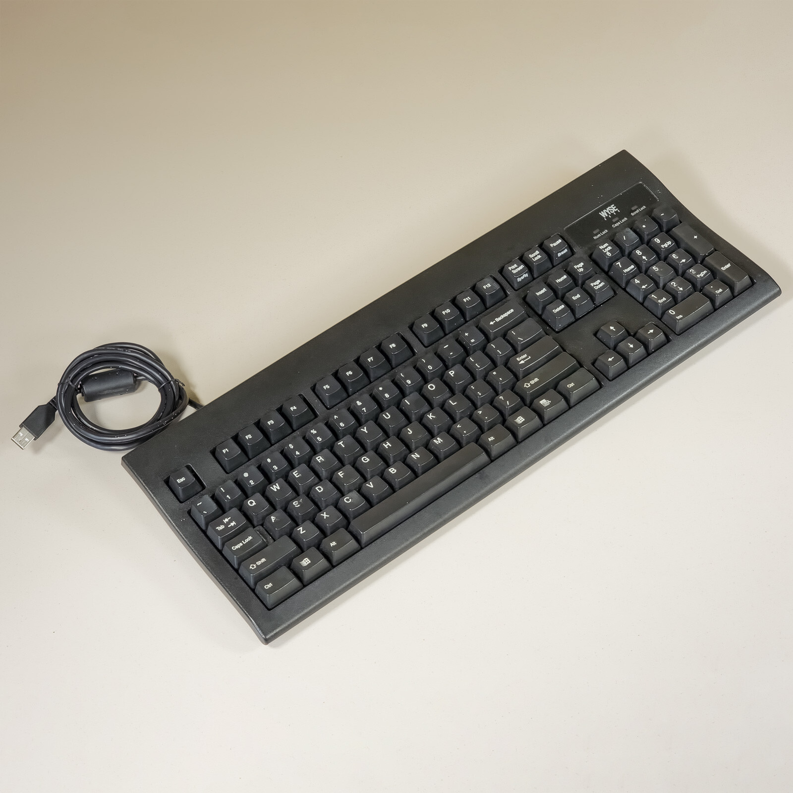 Dell WYSE Keyboard KU-8933 901716-06L USB Wired Black Cleaned and Tested
