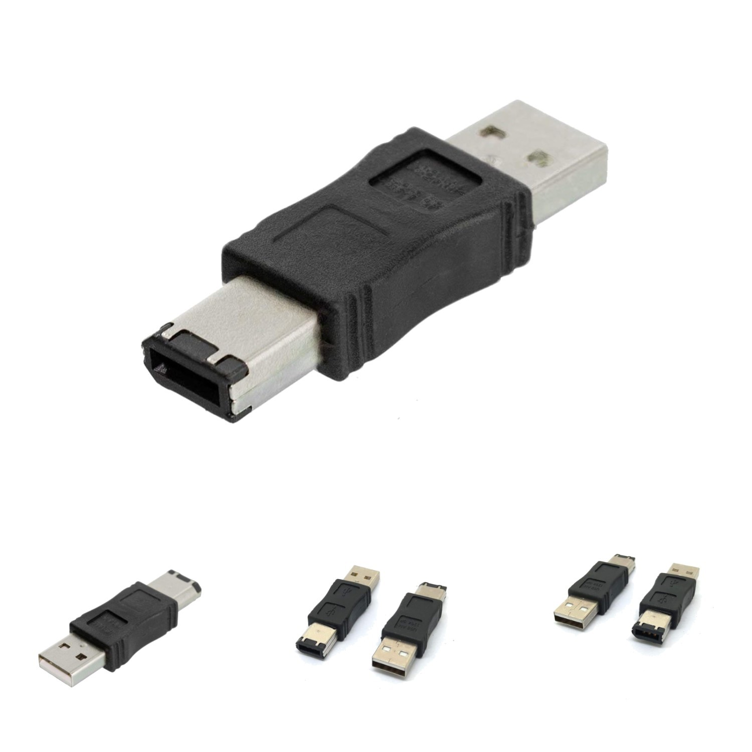 Compact Firewire to USB A Male Converter for Effortless Device Connectivity