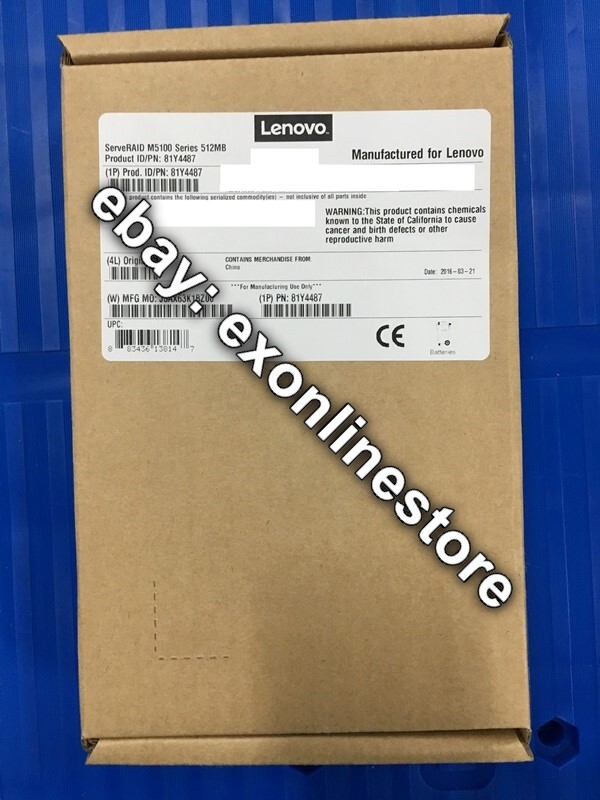 81Y4487 - ServeRAID M5100 Series 512MB Flash/RAID 5 Upgrade 46C9027 Brand New