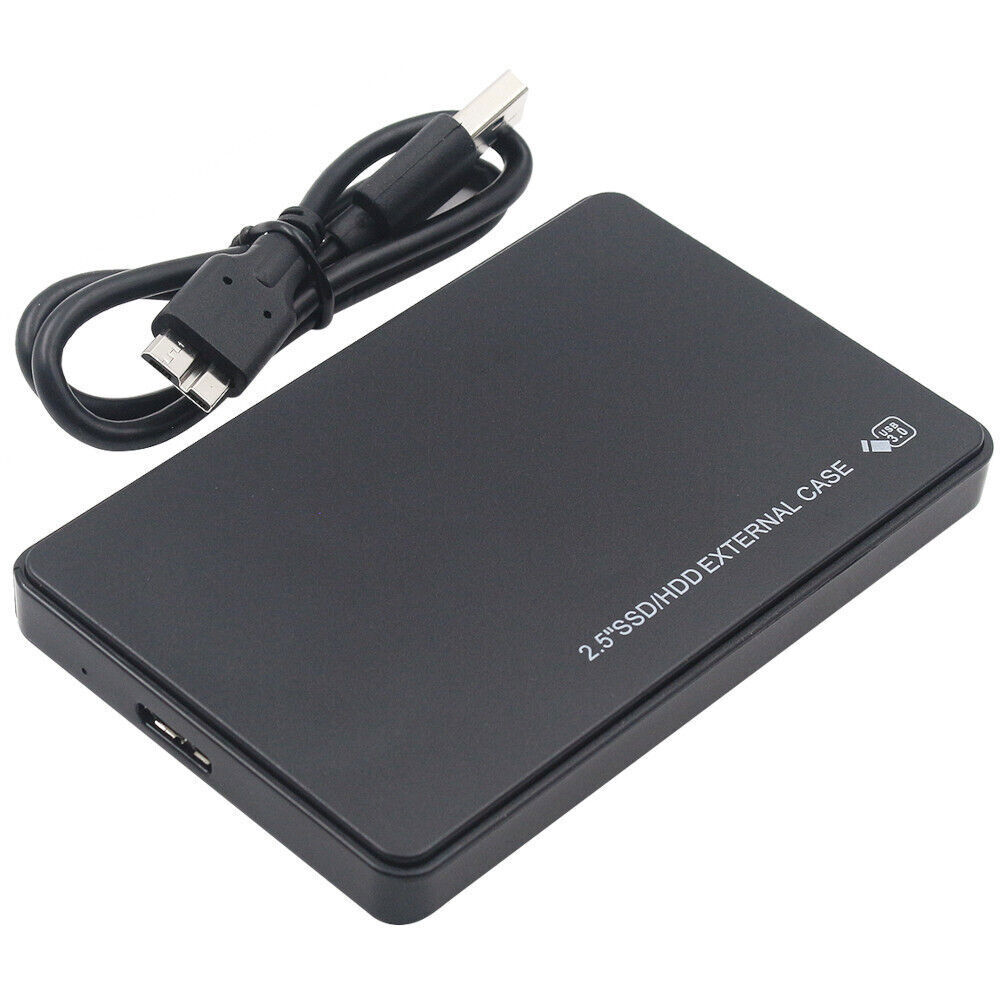 1PC New 2.5" SATA USB 3.0 External Laptop Hard Drive Enclosure For HDD SSD