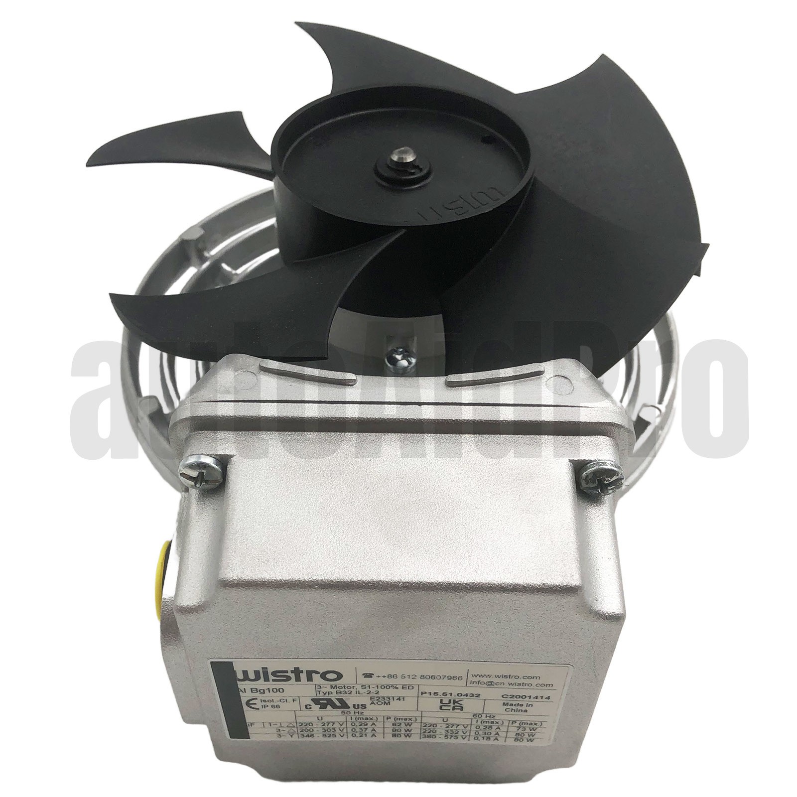 Cooling Fan for Wistro Series Fan FLAI BG100 P15.51.0432 IP66 230V Waterproof