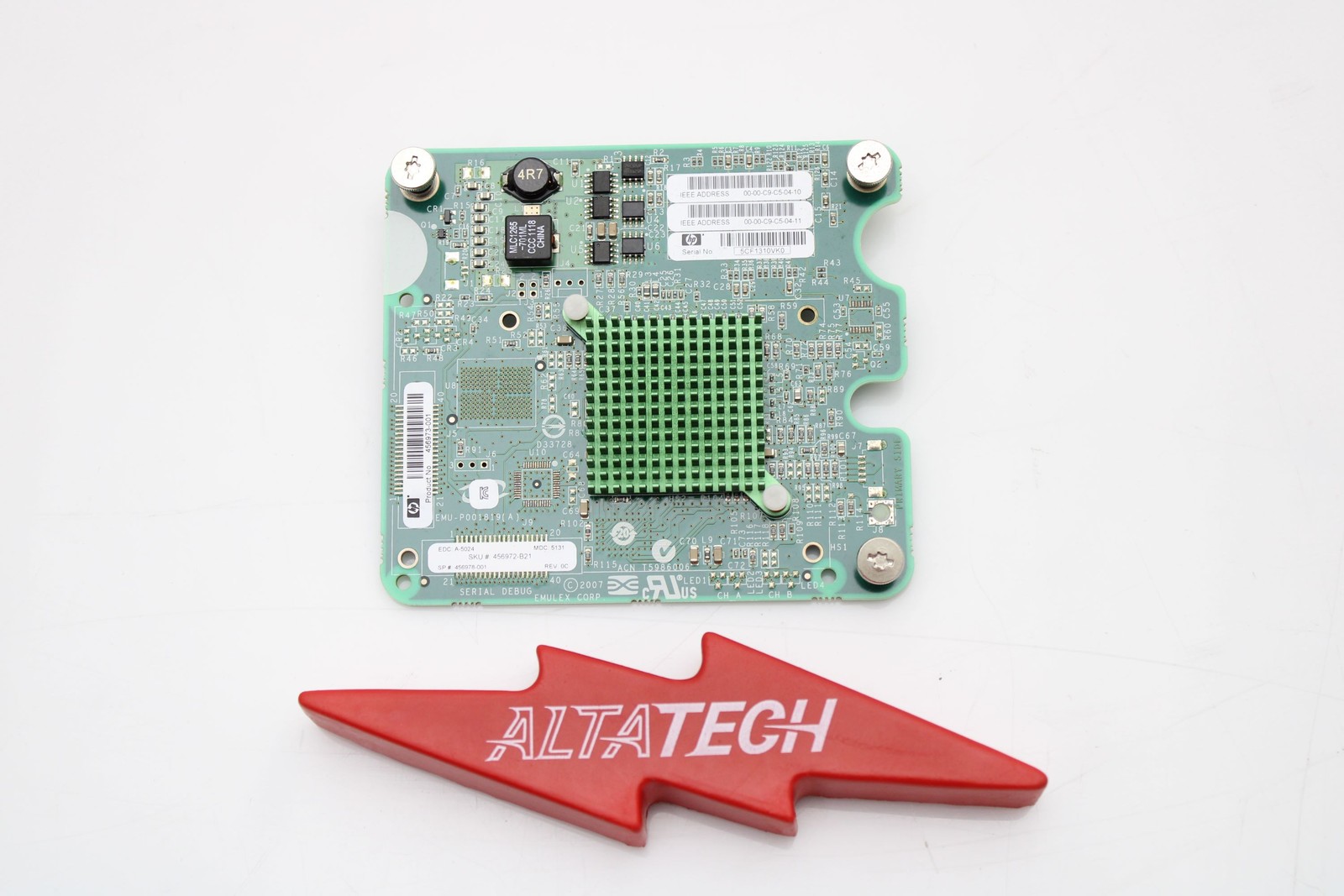 HP 456972-B21 BLC Emulex LPE1205 FC Mezzanine HBA 8GB HP C-Class BladeSystem