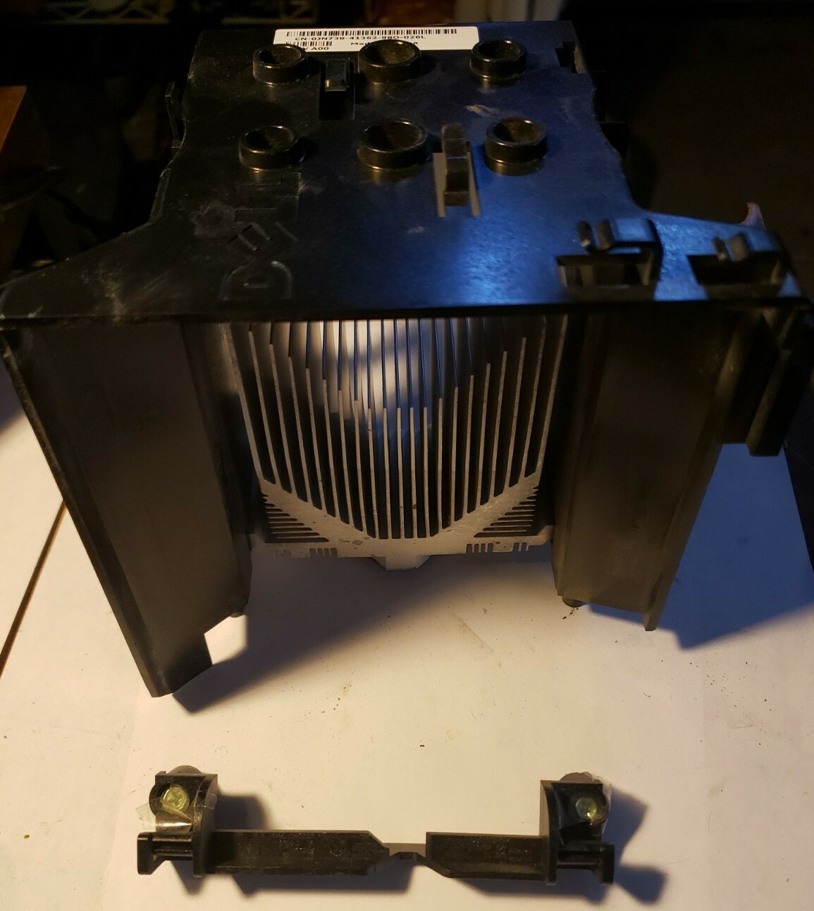 Dell Heatsink and JN738 Shroud with mounting hardware for Optiplex 780
