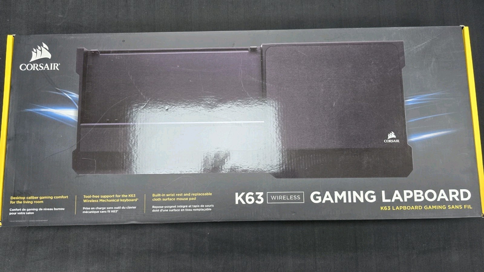 Corsair K63 Wireless Gaming  Lapboard CH-9510000-WW NEW 