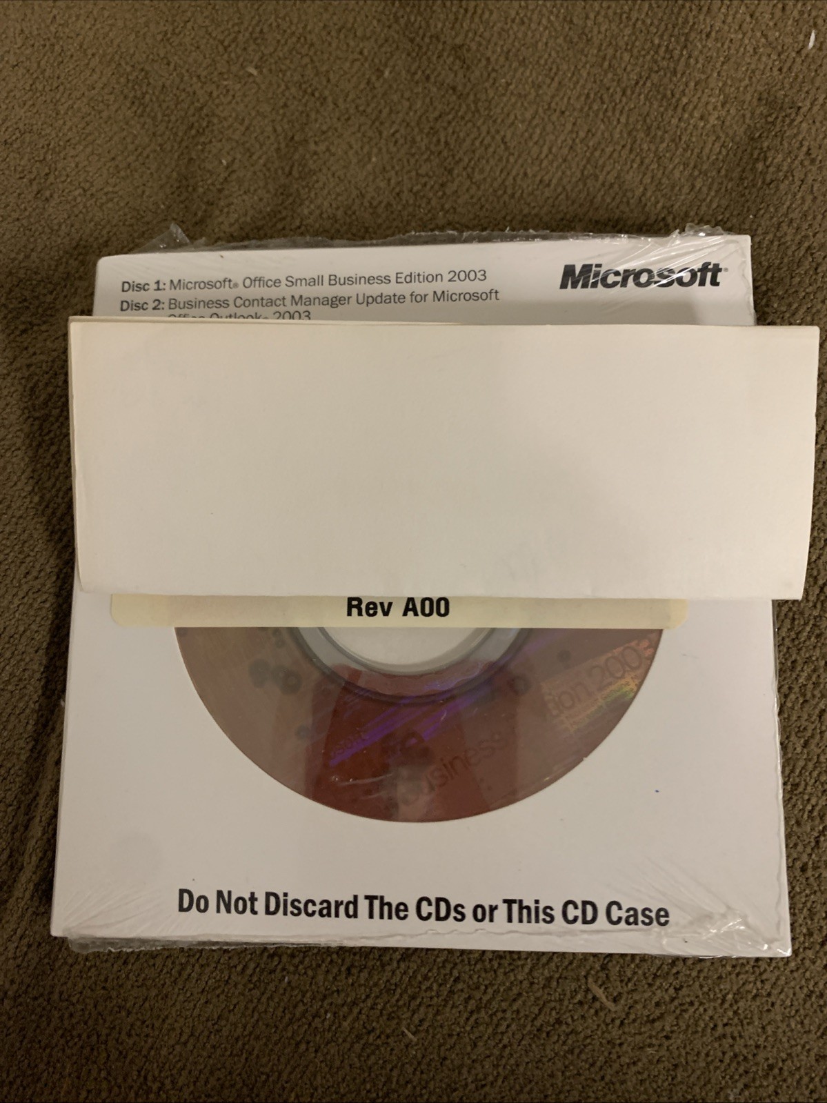 Microsoft Office Small Business Edition 2003 + BCM Product Key FACTORY SEALED 