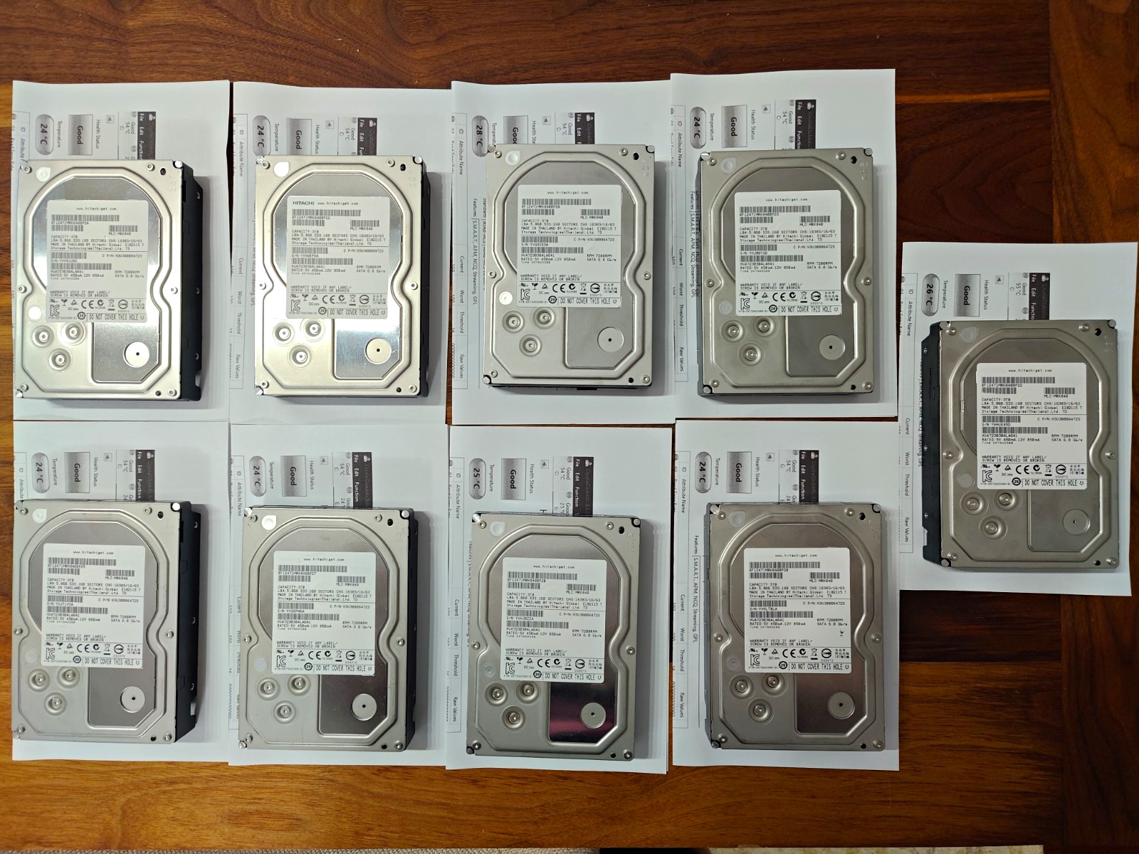 Hitachi Ultrastar 3TB 7200RPM 3.5in SATA III 6Gb/s 64MB HDD HUA723030ALA641