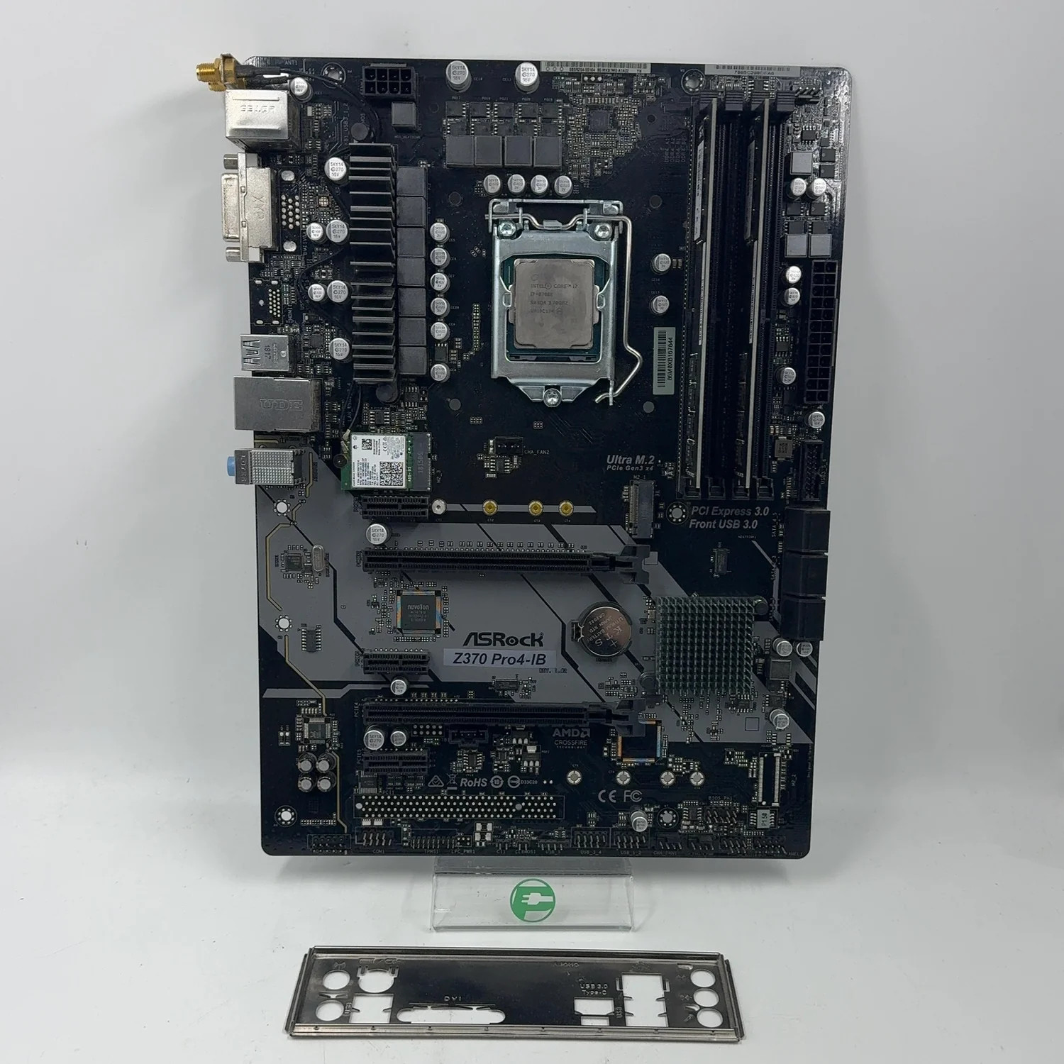AsRock Z370 Pro4-IB LGA 1151 Intel Core i7-8700K 6 Core 3.70GHz ATX WIFI 16GB